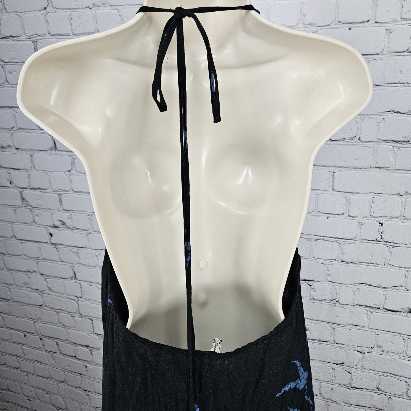 Intimately Free People Multicolor Floral Lightweight Backless Maxi Dress Large L