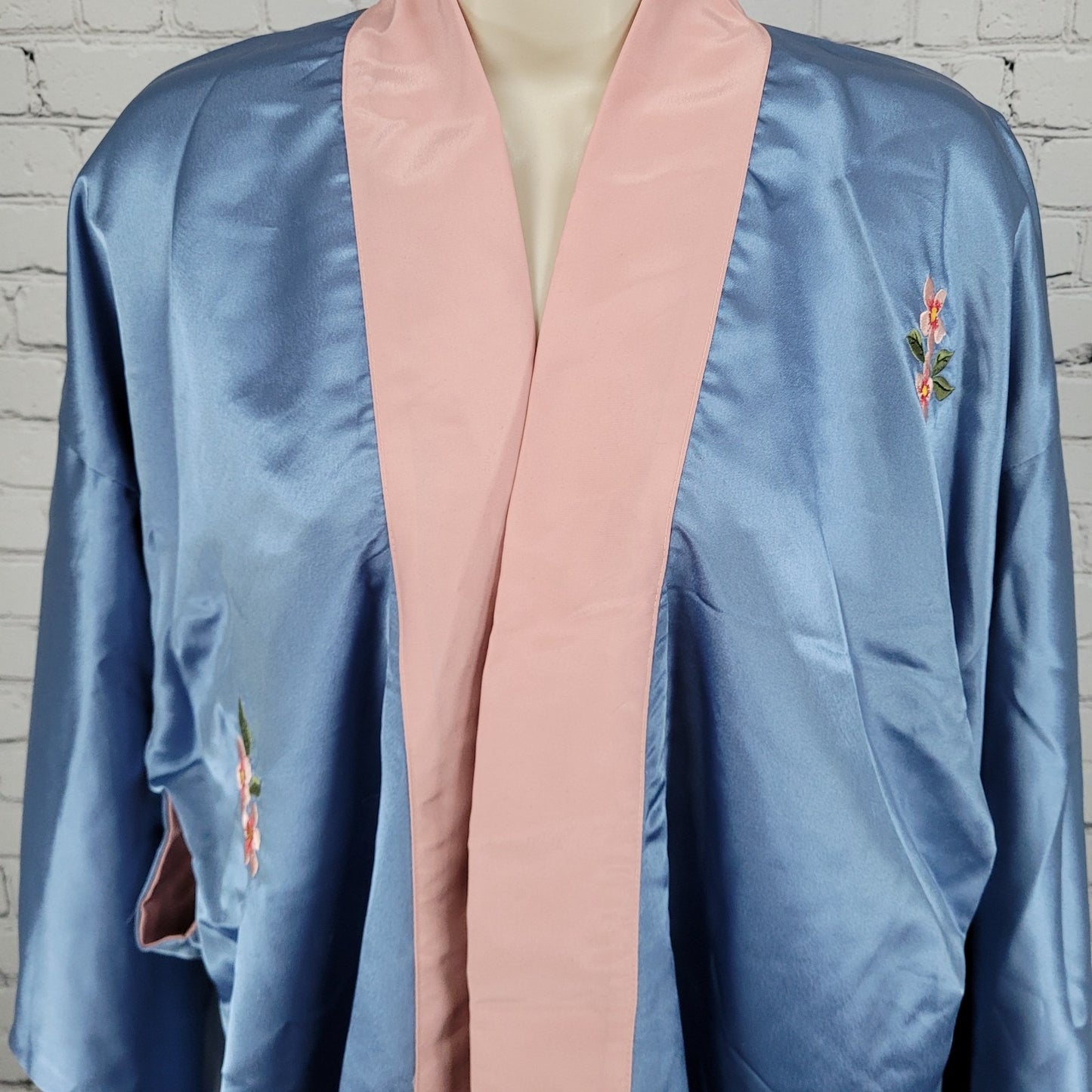 Warner Bros Productions The Last Samurai Blue Cherry Blossom Kimono Robe USA O/S