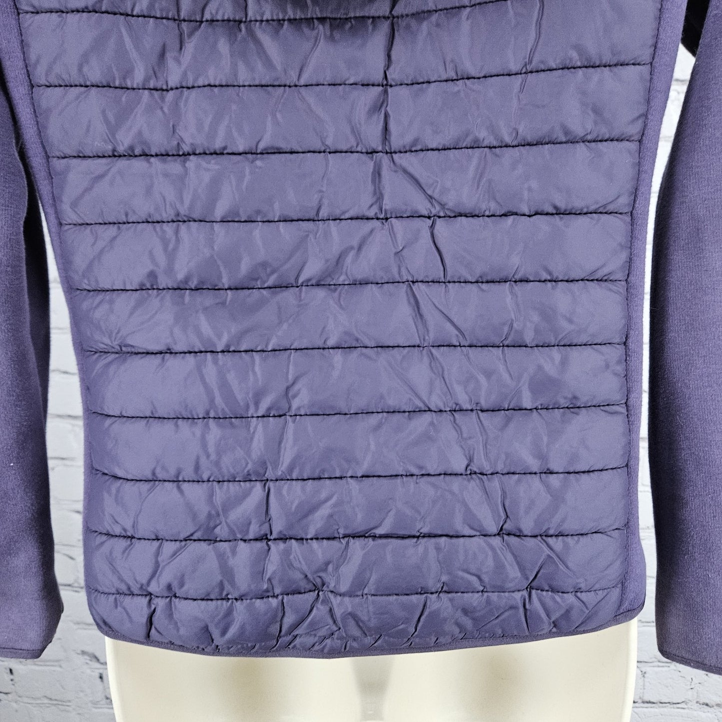 Athleta Girl Purple Hooded Insulated Thumbholes Full Zip Jacket Girls Large L 12