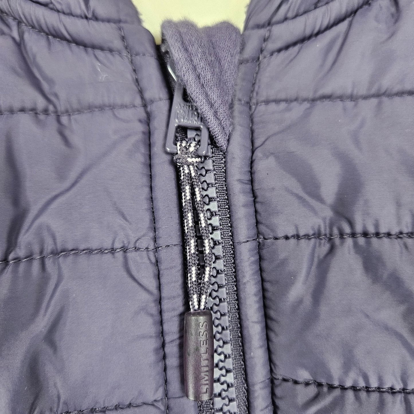 Athleta Girl Purple Hooded Insulated Thumbholes Full Zip Jacket Girls Large L 12
