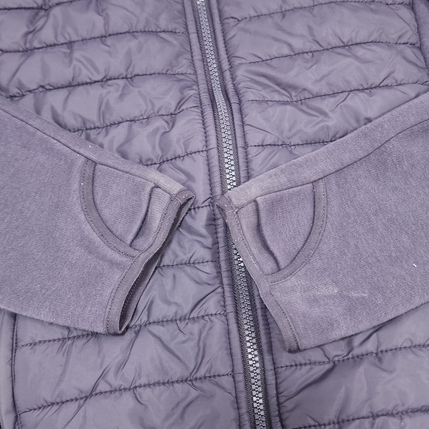 Athleta Girl Purple Hooded Insulated Thumbholes Full Zip Jacket Girls Large L 12