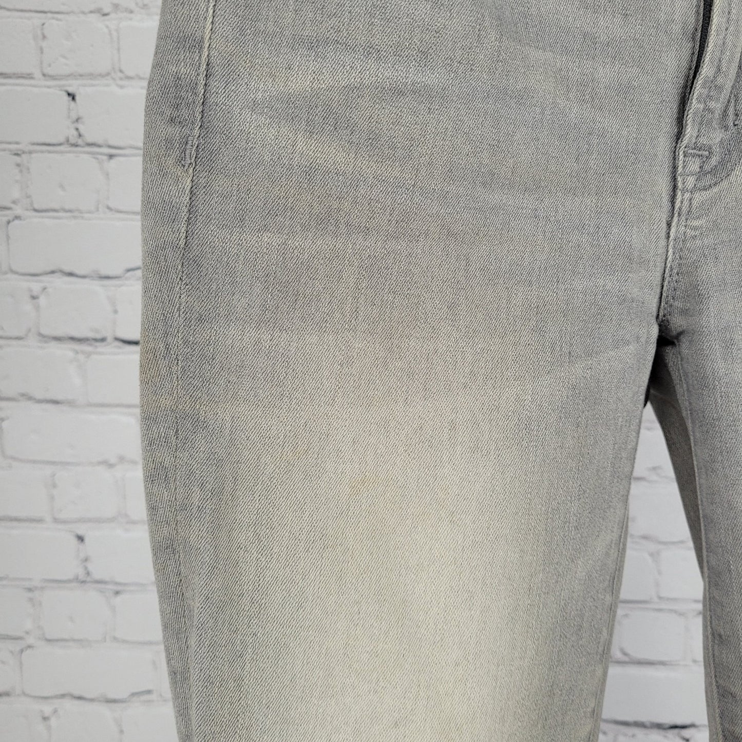 J.CREW Grey Denim Stretch Low Rise Skinny Ankle Jeans Size 25 (26x27)