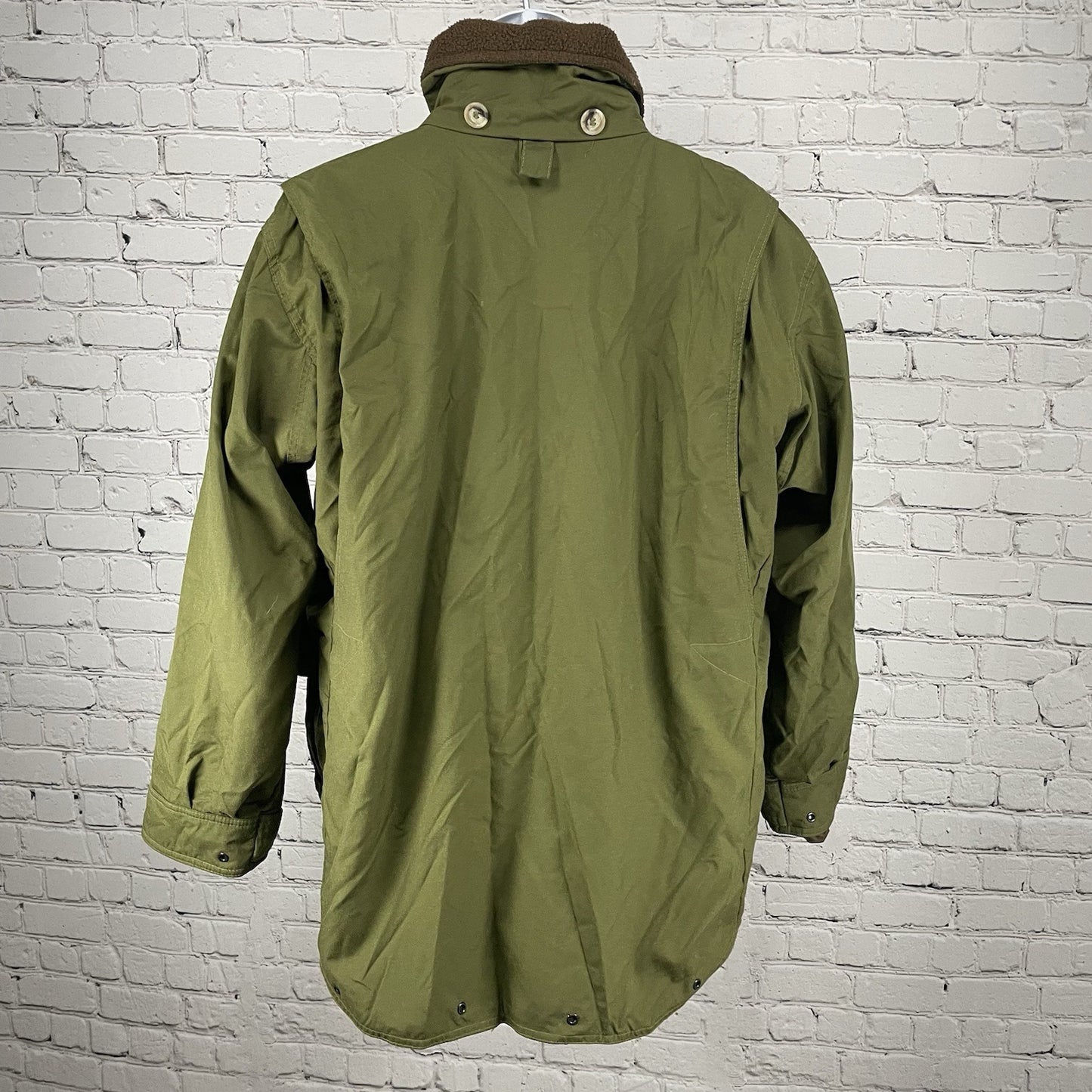 VTG Remington Green Outdoor Insulated Gore Tex Lined Coat USA Made Size Large L