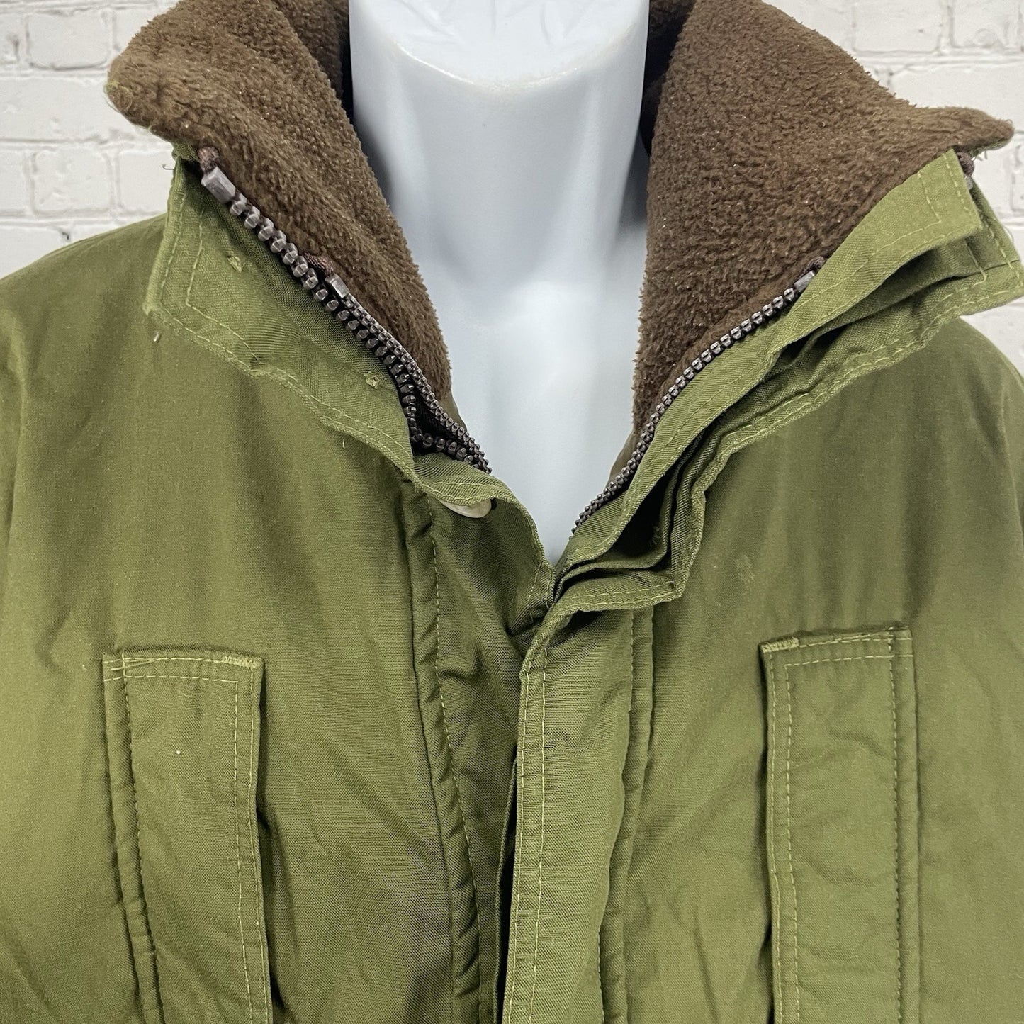 VTG Remington Green Outdoor Insulated Gore Tex Lined Coat USA Made Size Large L