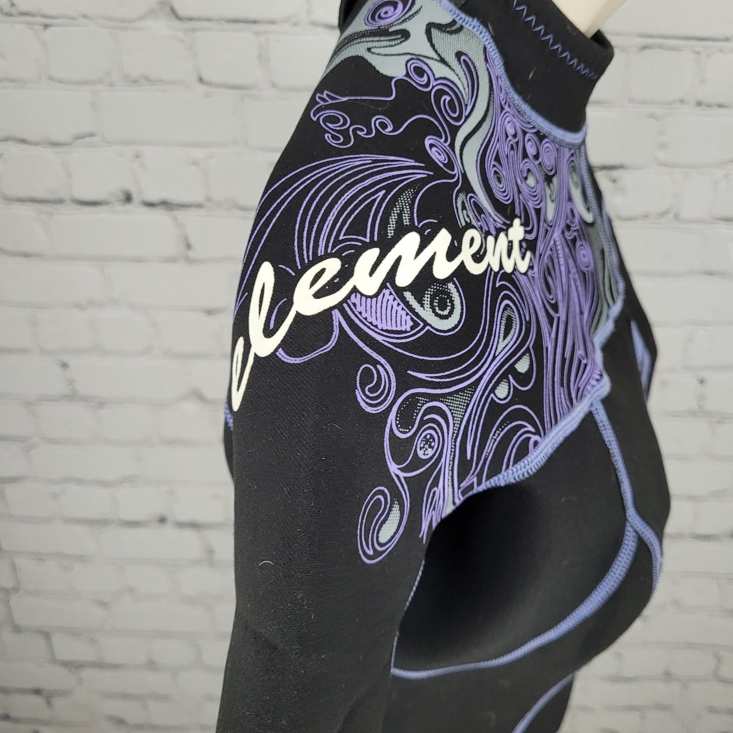 Subgear Black Purple Element Short Sleeve Shorty Springsuit Wetsuit Medium M