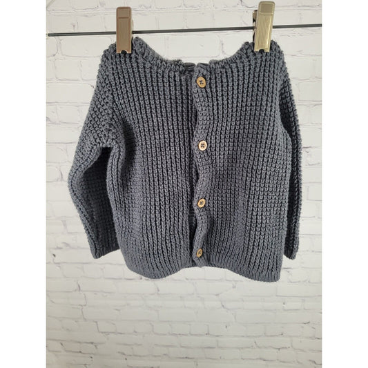 Carters Infant Animal Ear Hooded Long Sleeve Sweater Size 9 Month 100% Cotton