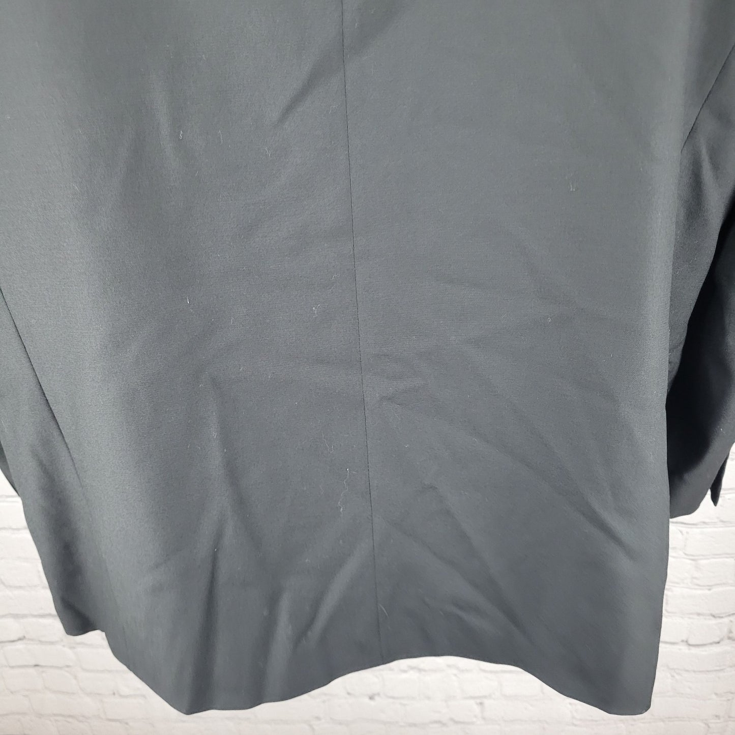 Vito Rufolo Black 100% Wool Comero Super 100's Tuxedo Suit Jacket Italy 44R