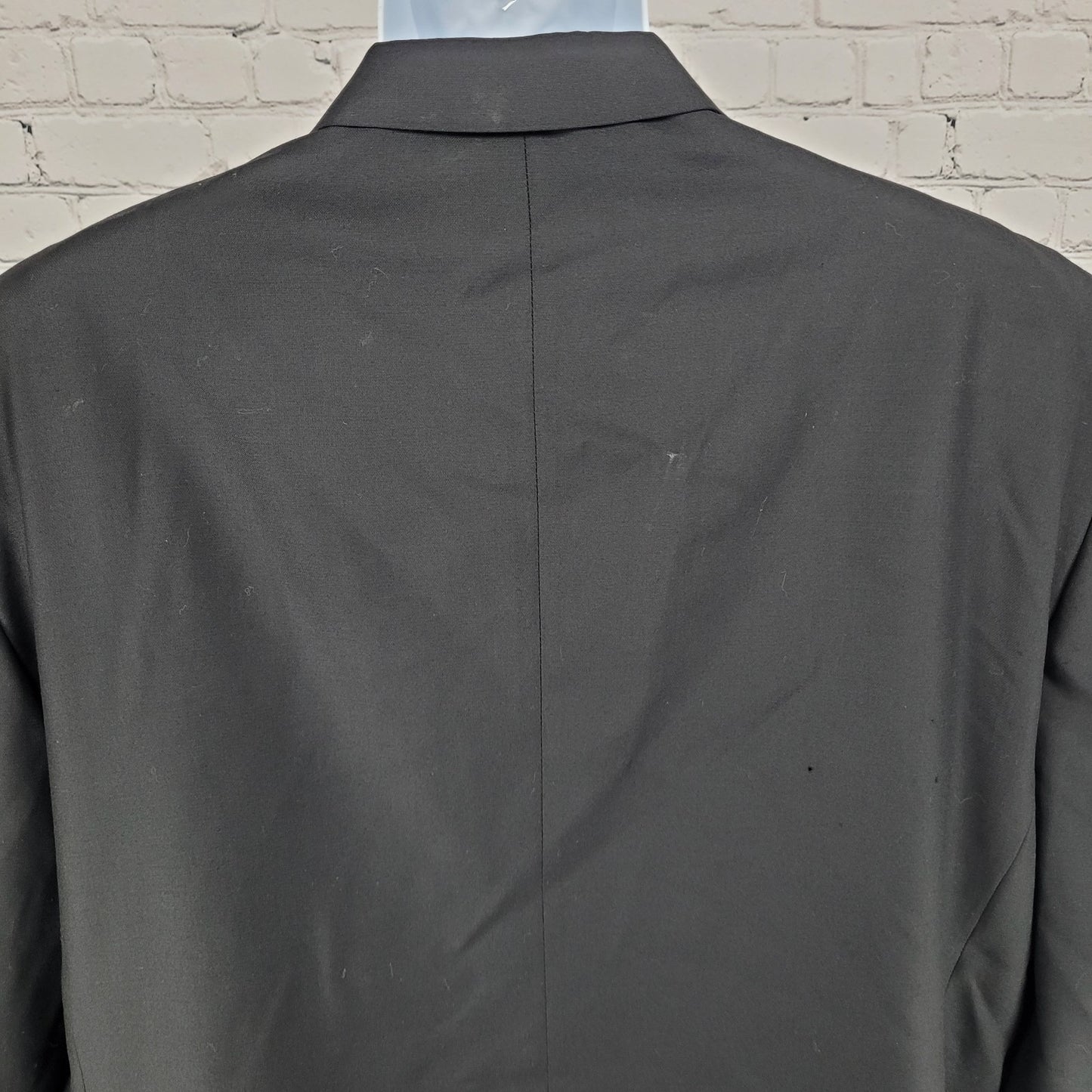 Vito Rufolo Black 100% Wool Comero Super 100's Tuxedo Suit Jacket Italy 44R