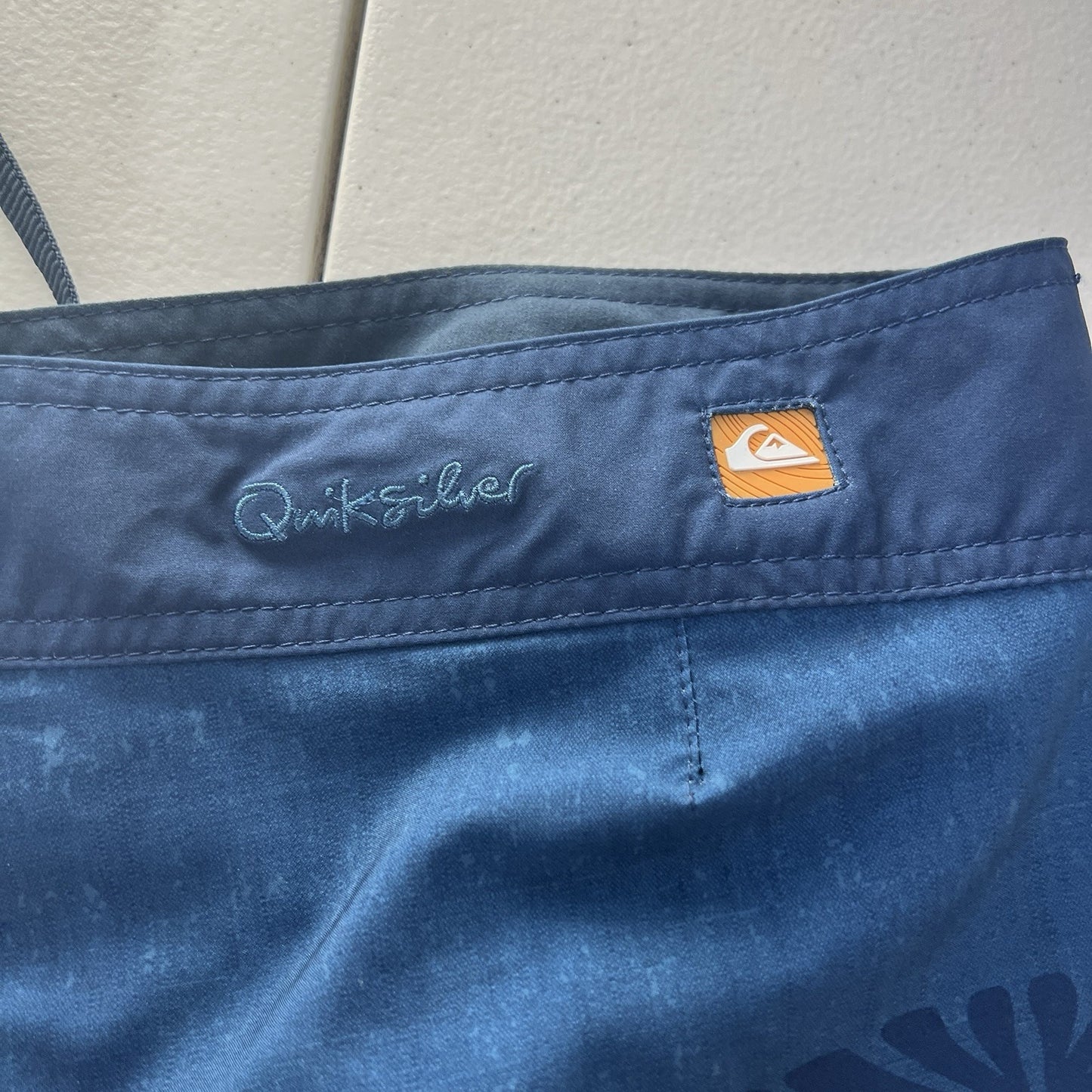 NWT Quiksilver Blue Waterman Collection Unlined Board Surf Swim Shorts Men’s 36