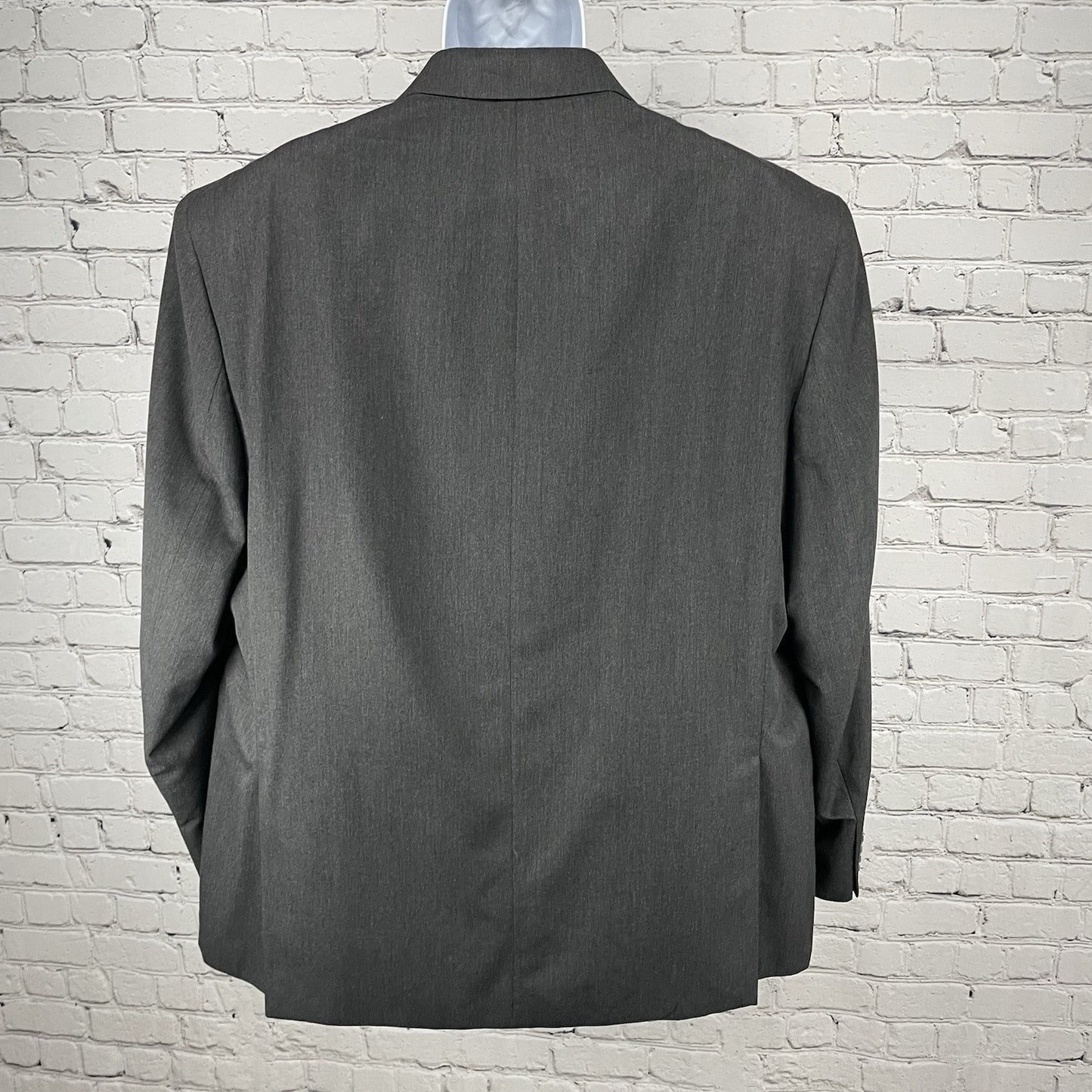 Perry Ellis Portfolio Grey Slim Fit 2 Button Notch Blazer Sport Coat Jacket 50R