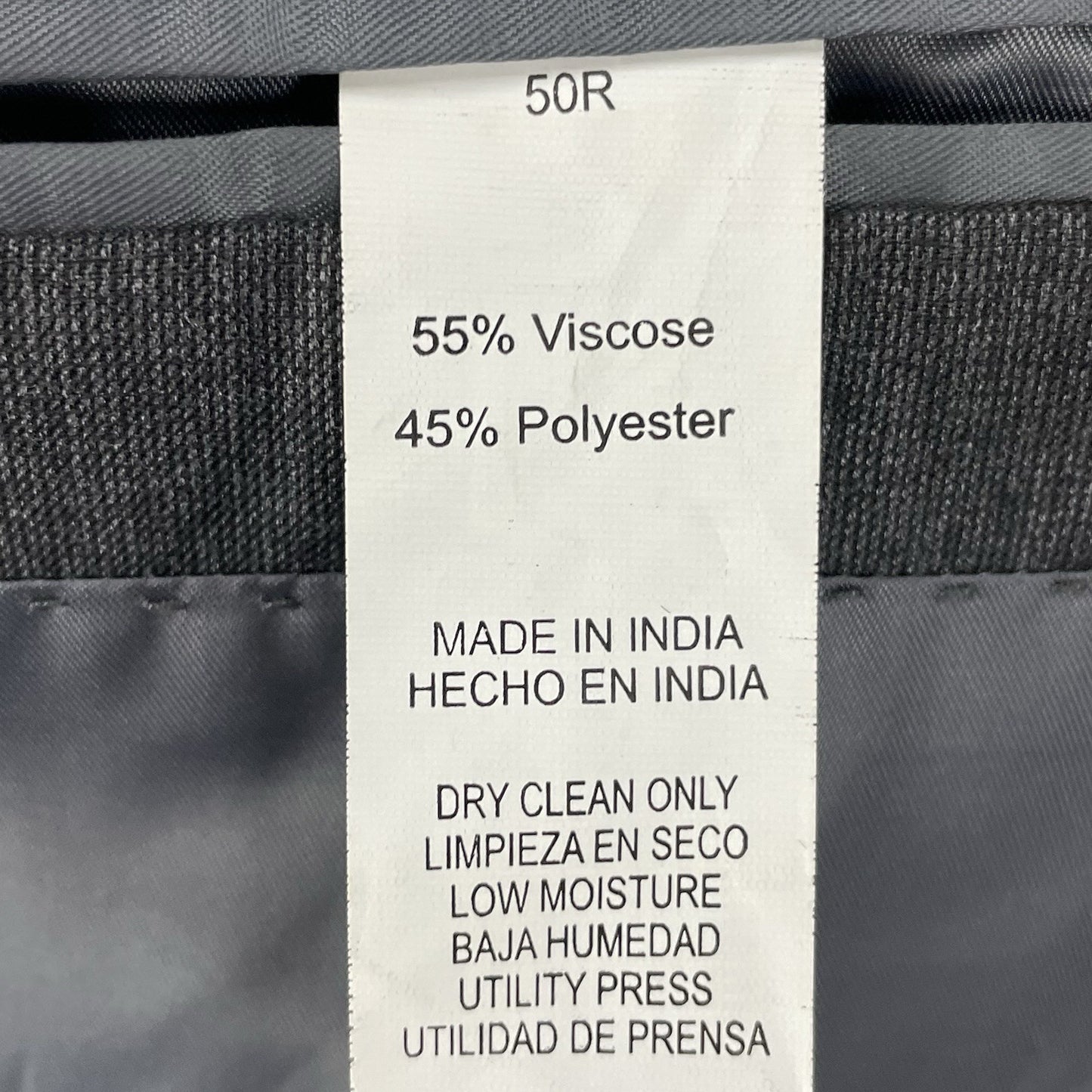 Perry Ellis Portfolio Grey Slim Fit 2 Button Notch Blazer Sport Coat Jacket 50R