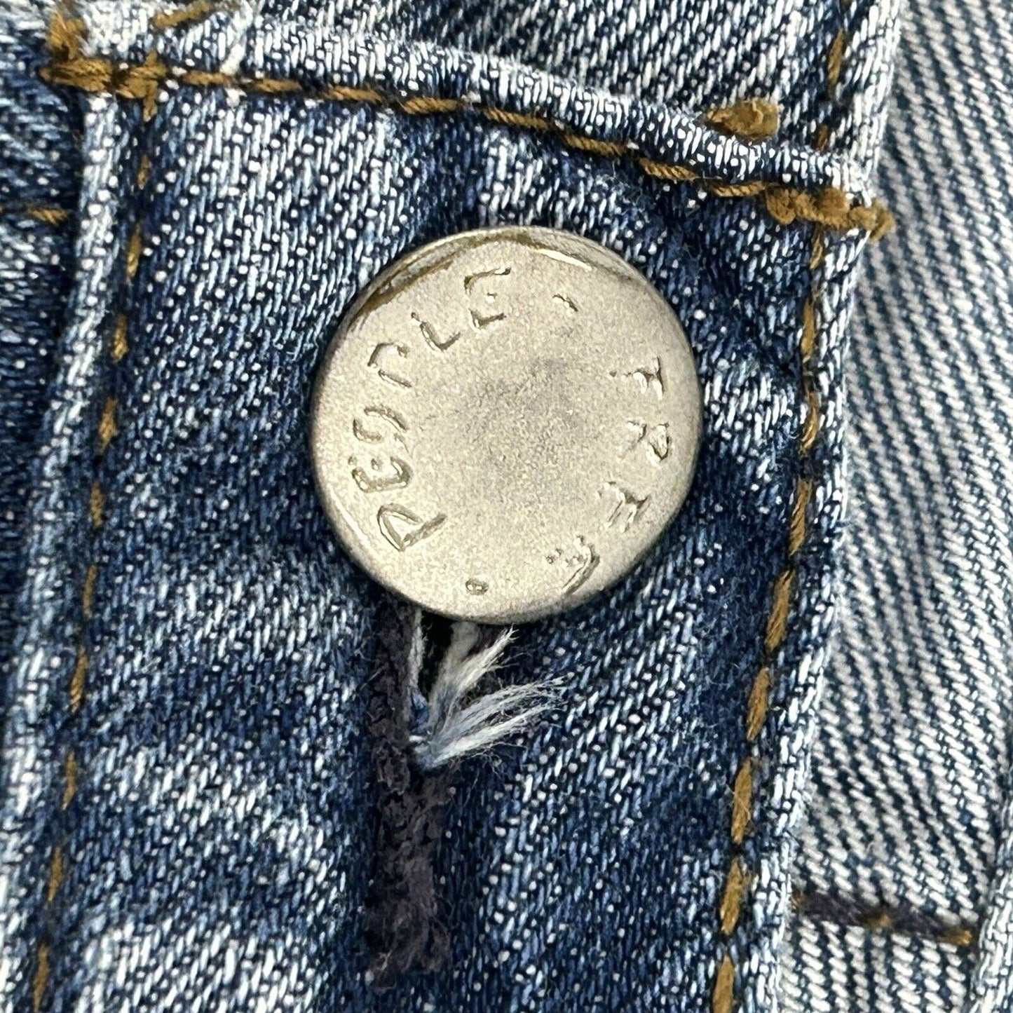 We The Free Light Blue Denim Cotton Distressed Jean Hot Shorts Size 26 (29X2)