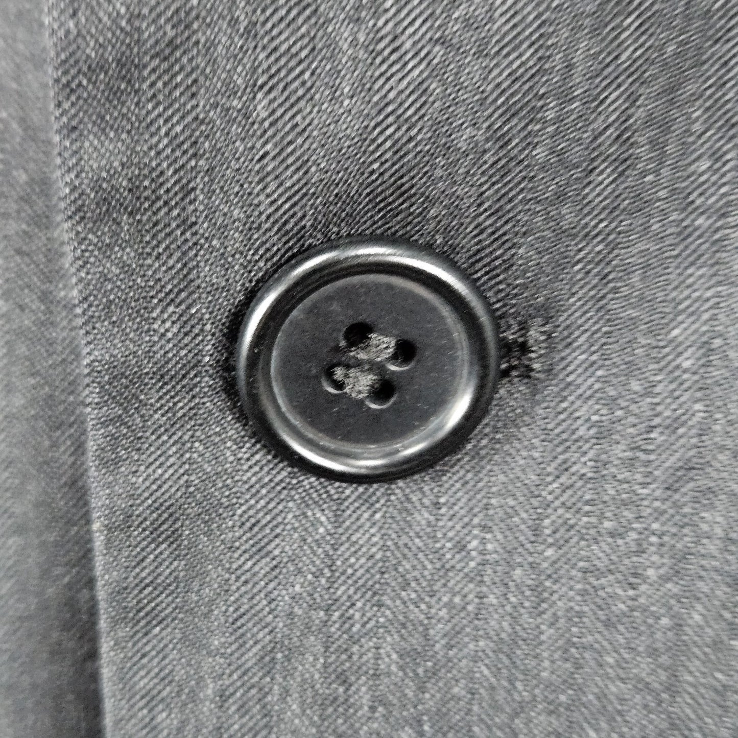 Ricardo Almeida Black Wool Cashmere 2 Button Vented Notch Blazer Sport 52 US 42