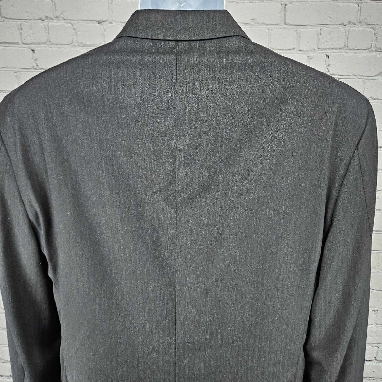 Ricardo Almeida Black Wool Cashmere 2 Button Vented Notch Blazer Sport 52 US 42