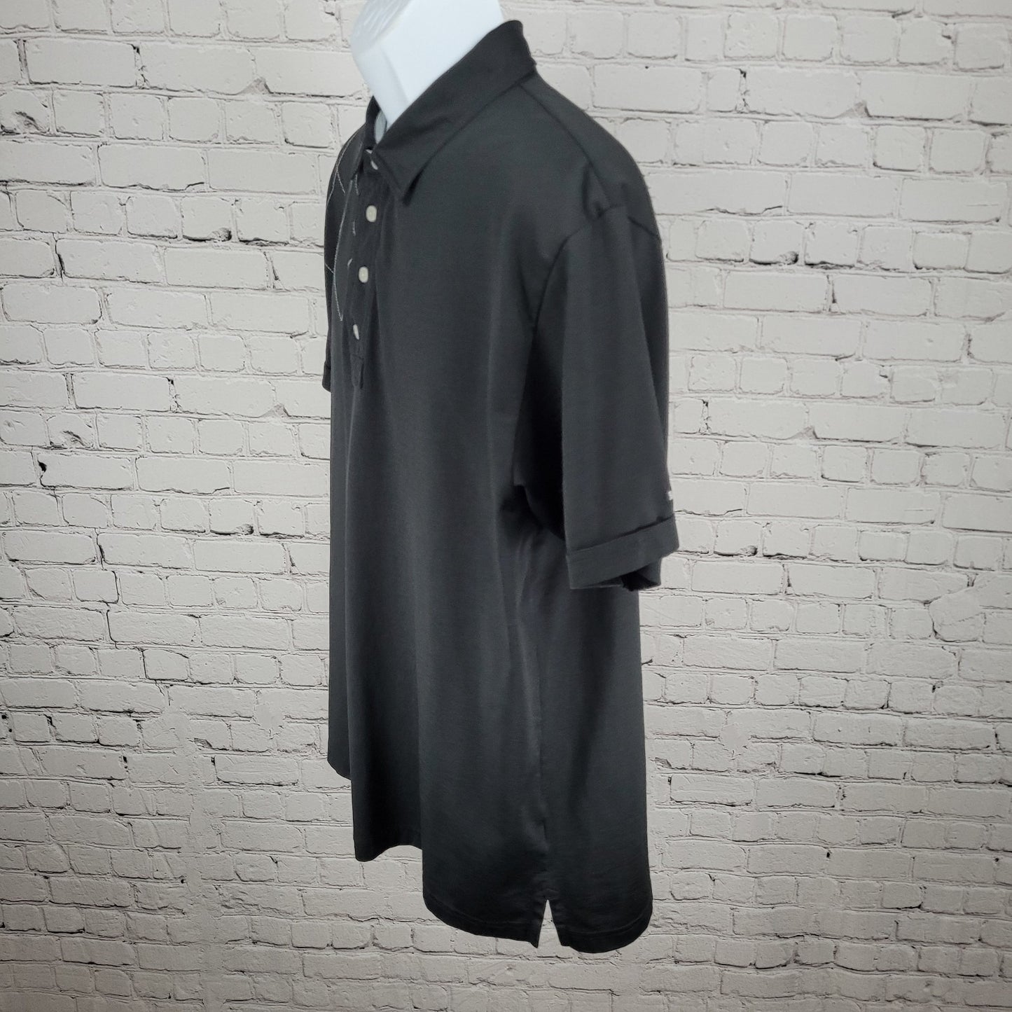 Travis Mathew Barton Creek Texas Pima Cotton Blend Short Sleeve Polo Shirt XL