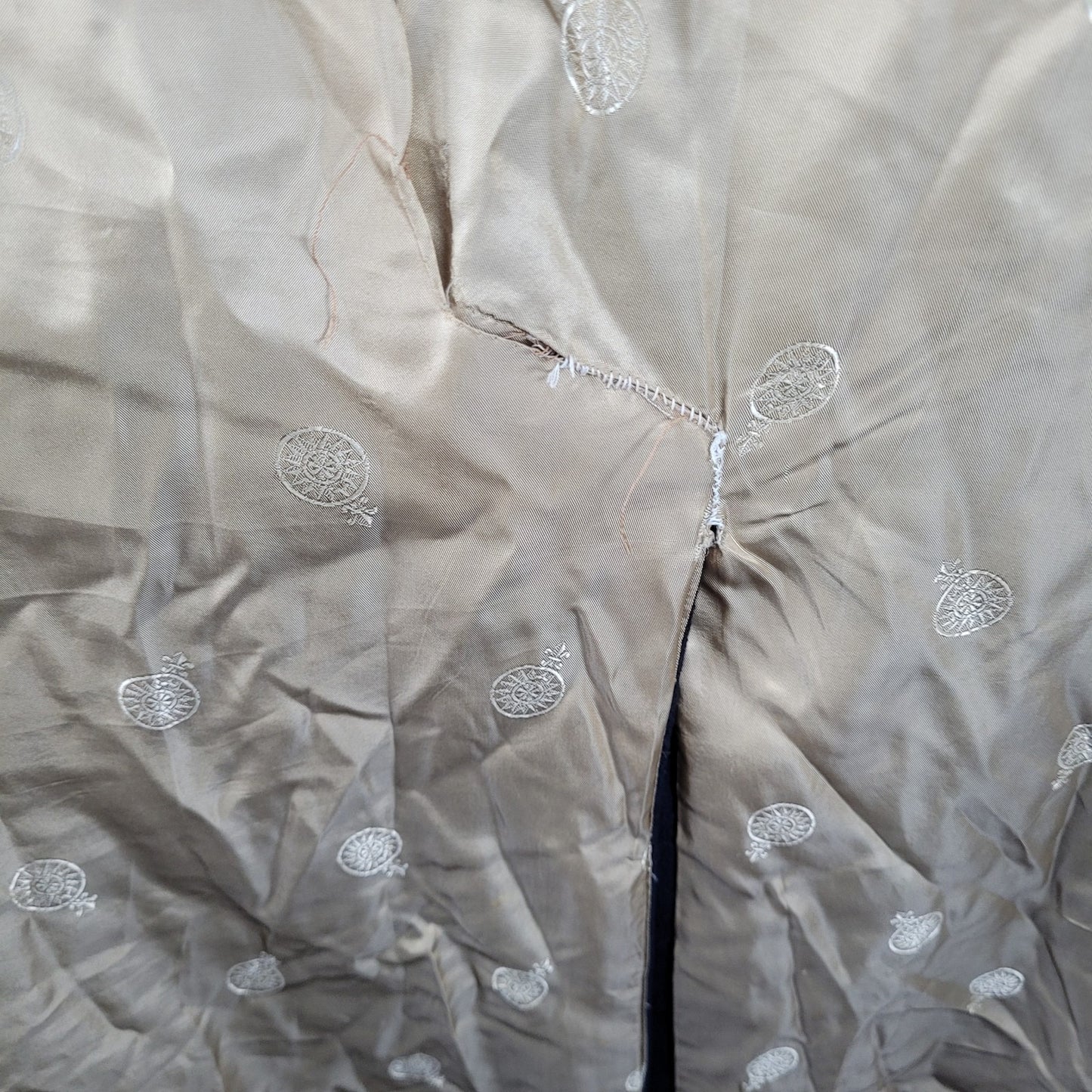 VTG Nino Cerruti Society Brand Navy 100% Cashmere Button Lined Over Coat USA XL