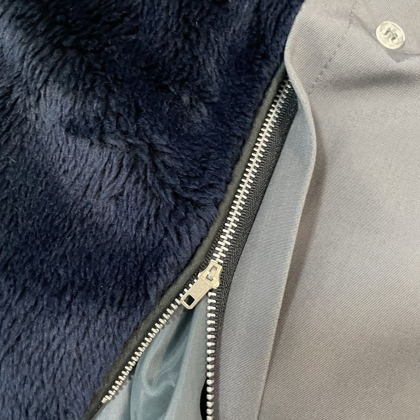 Stafford Grey Buttoned Removable Insulated Liner Trench Rain Coat Size 44L