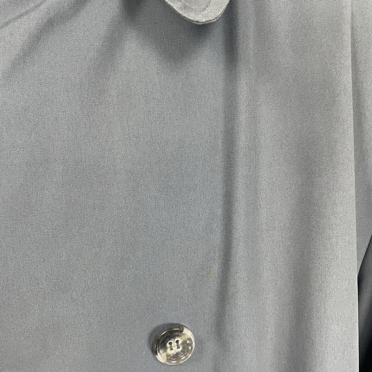 Stafford Grey Buttoned Removable Insulated Liner Trench Rain Coat Size 44L