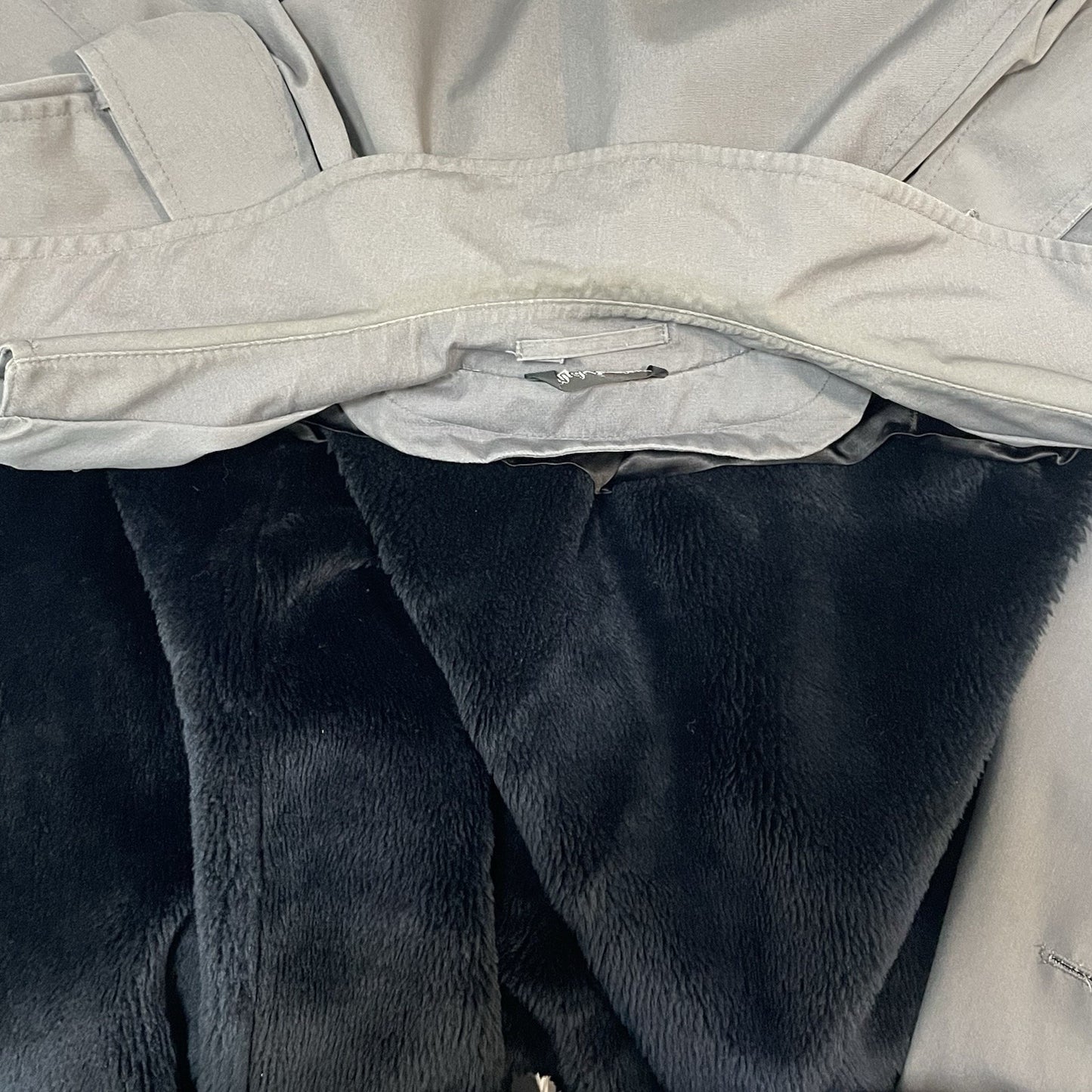 Stafford Grey Buttoned Removable Insulated Liner Trench Rain Coat Size 44L