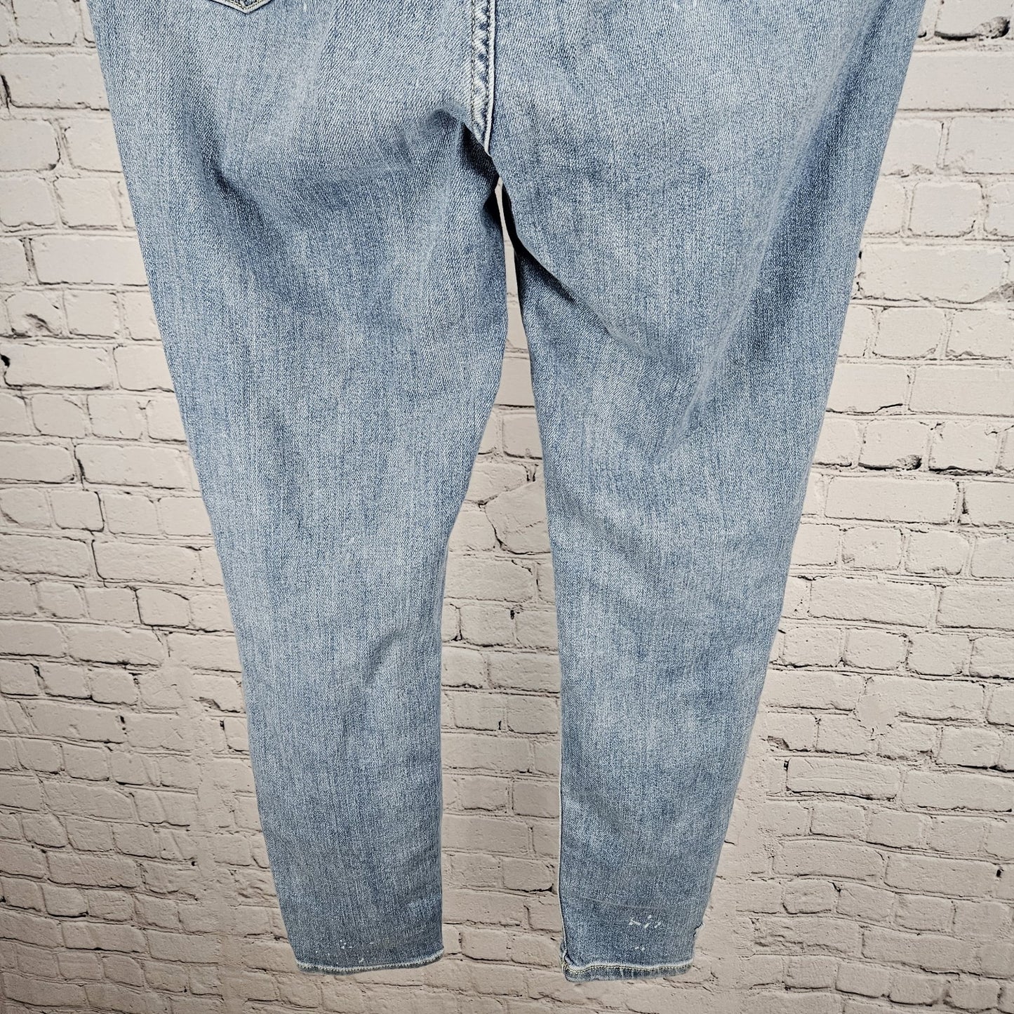 Judy Blue Denim Distressed Skinny Fit Light Wash High Rise Jeans 13/31 (32x28)