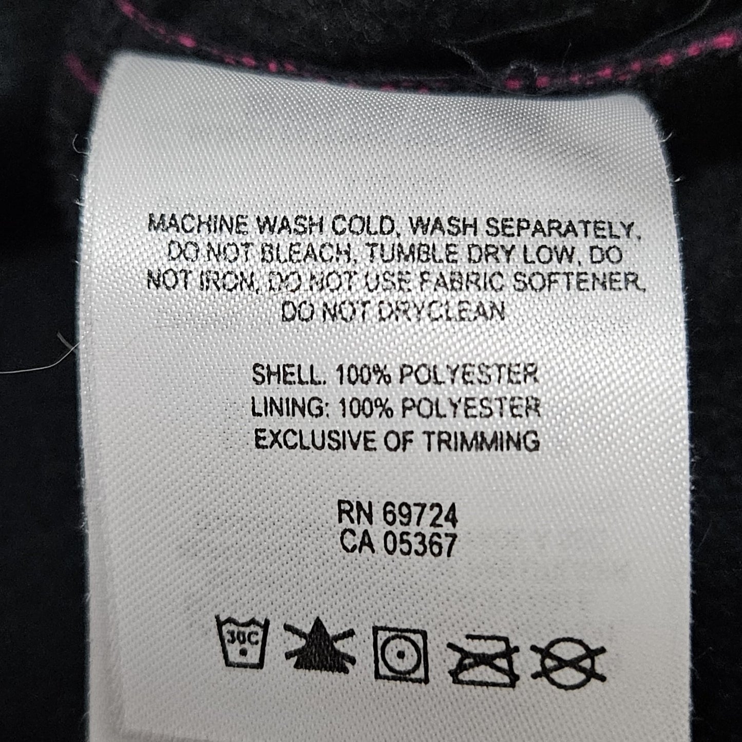 Columbia Pink Breast Cancer Logo Fleece Lined Full Zip Soft Shell Rain Jacket 1X