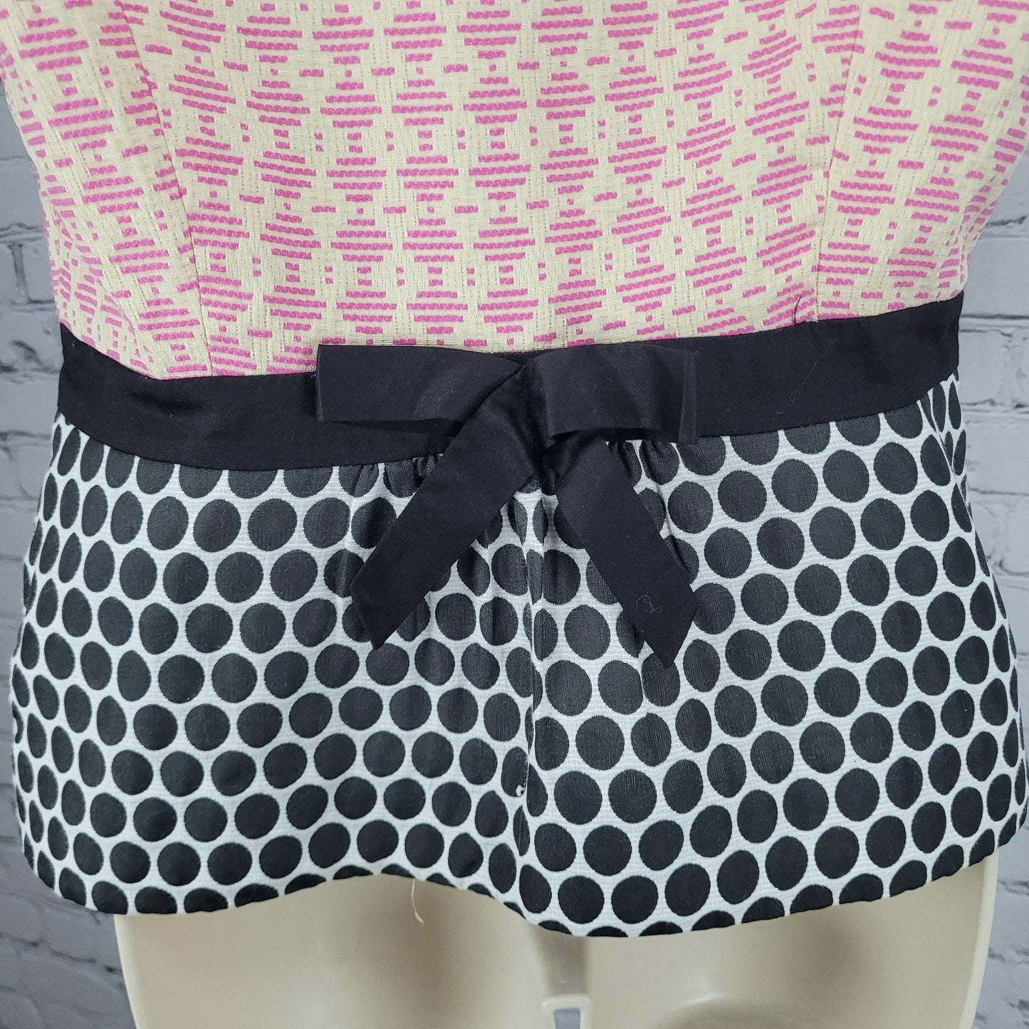 Elevenses Anthropologie Multicolor Print Short Puff Sleeve Lined Jacket Top 10