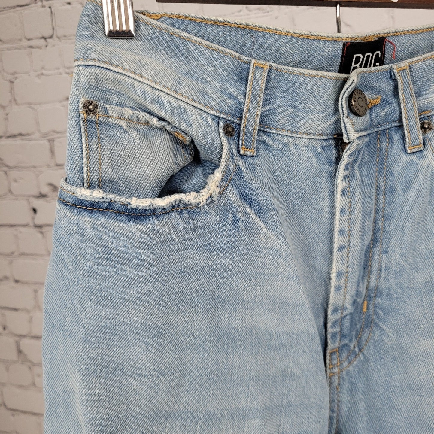BDG Urban Outfitters Skater Baggy Distressed Denim Jeans Size 24 (24x33)