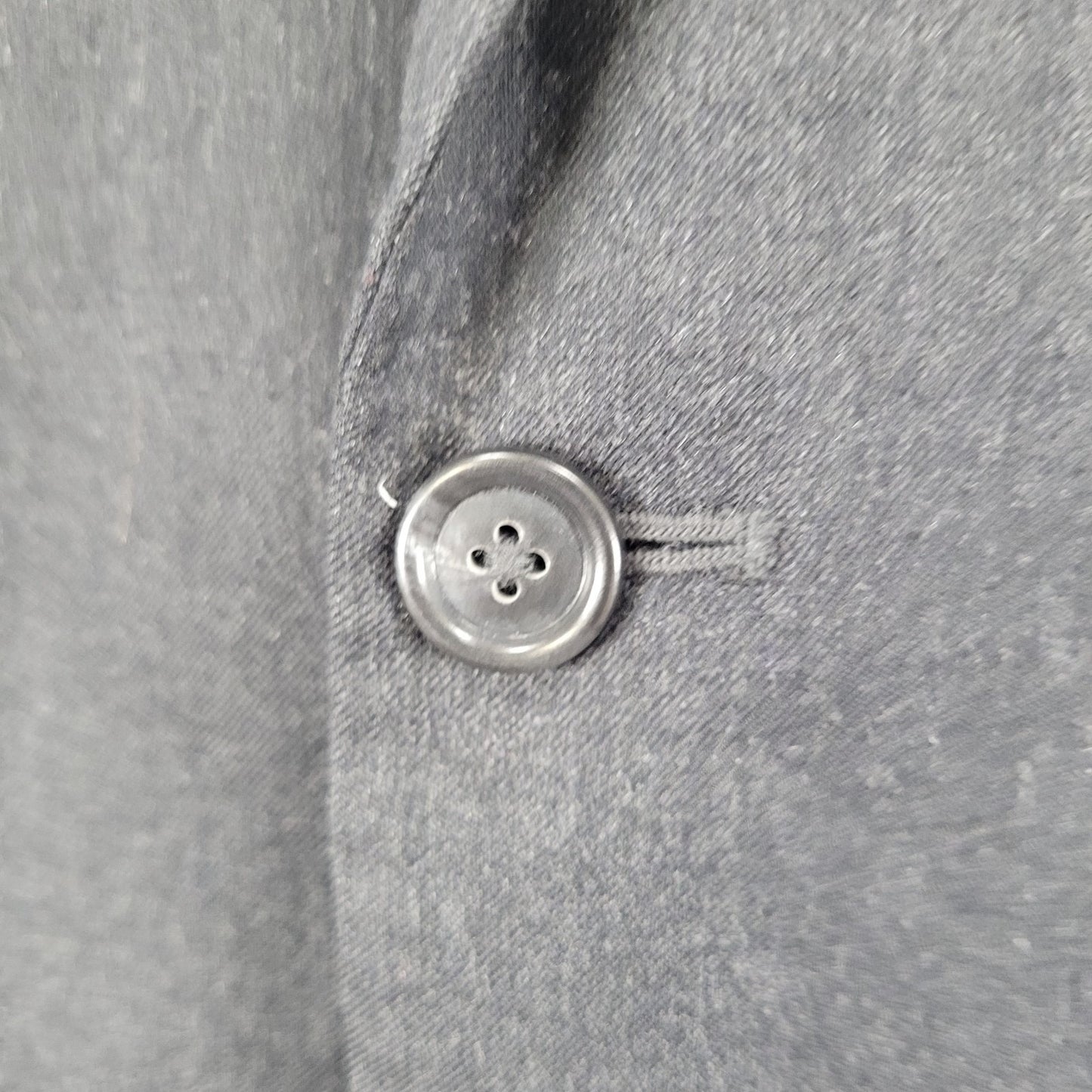 Jos A Bank Grey Wool Cashmere 2 Button Vented Notch Blazer Sport Coat Size 43L