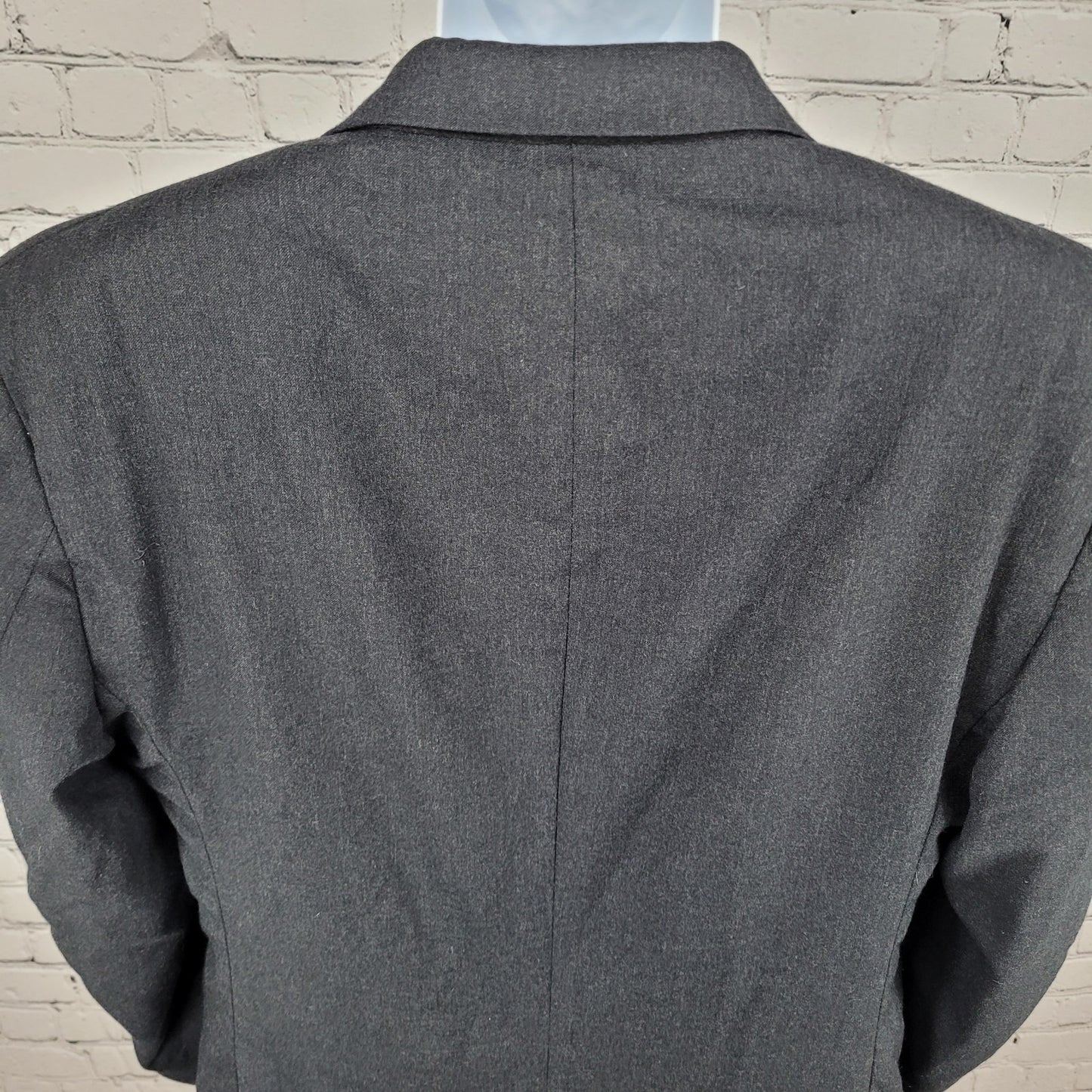 Jos A Bank Grey Wool Cashmere 2 Button Vented Notch Blazer Sport Coat Size 43L