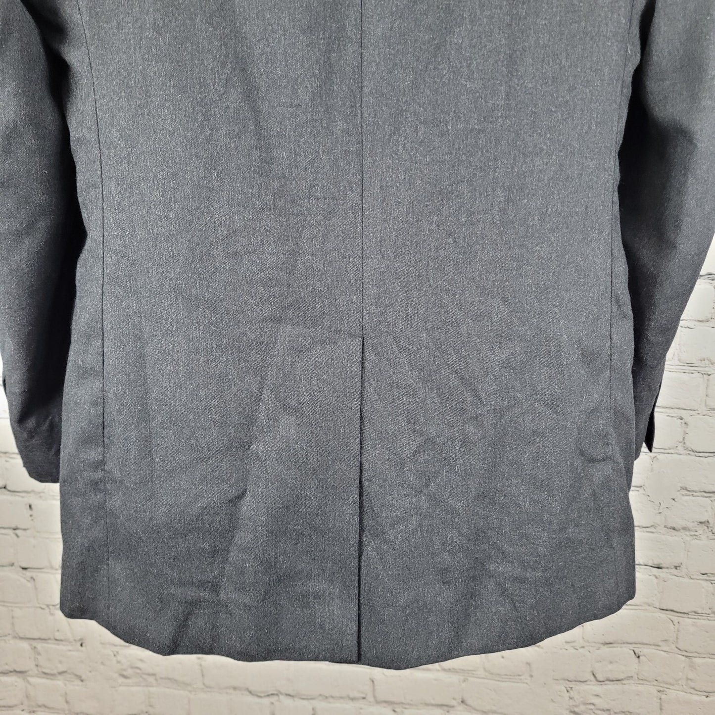 Jos A Bank Grey Wool Cashmere 2 Button Vented Notch Blazer Sport Coat Size 43L