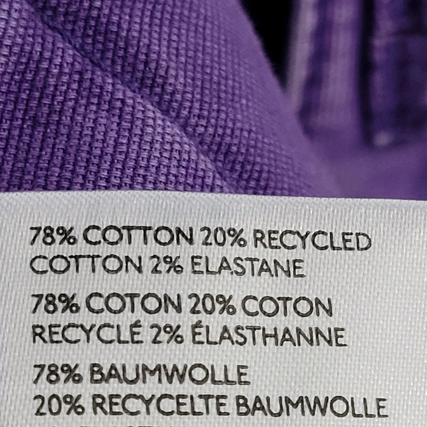 Pilcro Anthropologie Purple Cotton Stretch Mid Rise Crop Pants 28P (30x24)