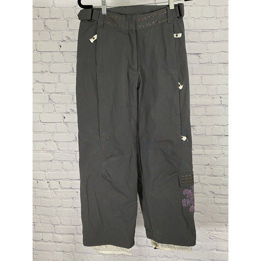 Obermeyer Gray Ventilated Ski Snowboard Insulated Pants Mandala Women’s Size S