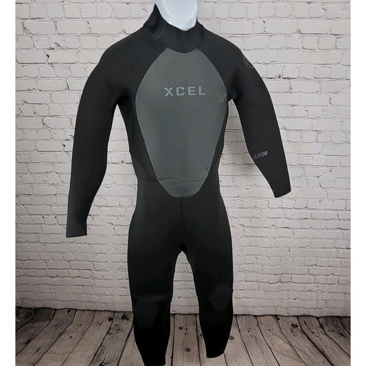 Xcel Axis Black 5/4mm Back Zip Full Long Sleeve Dive Wetsuit Size Large L