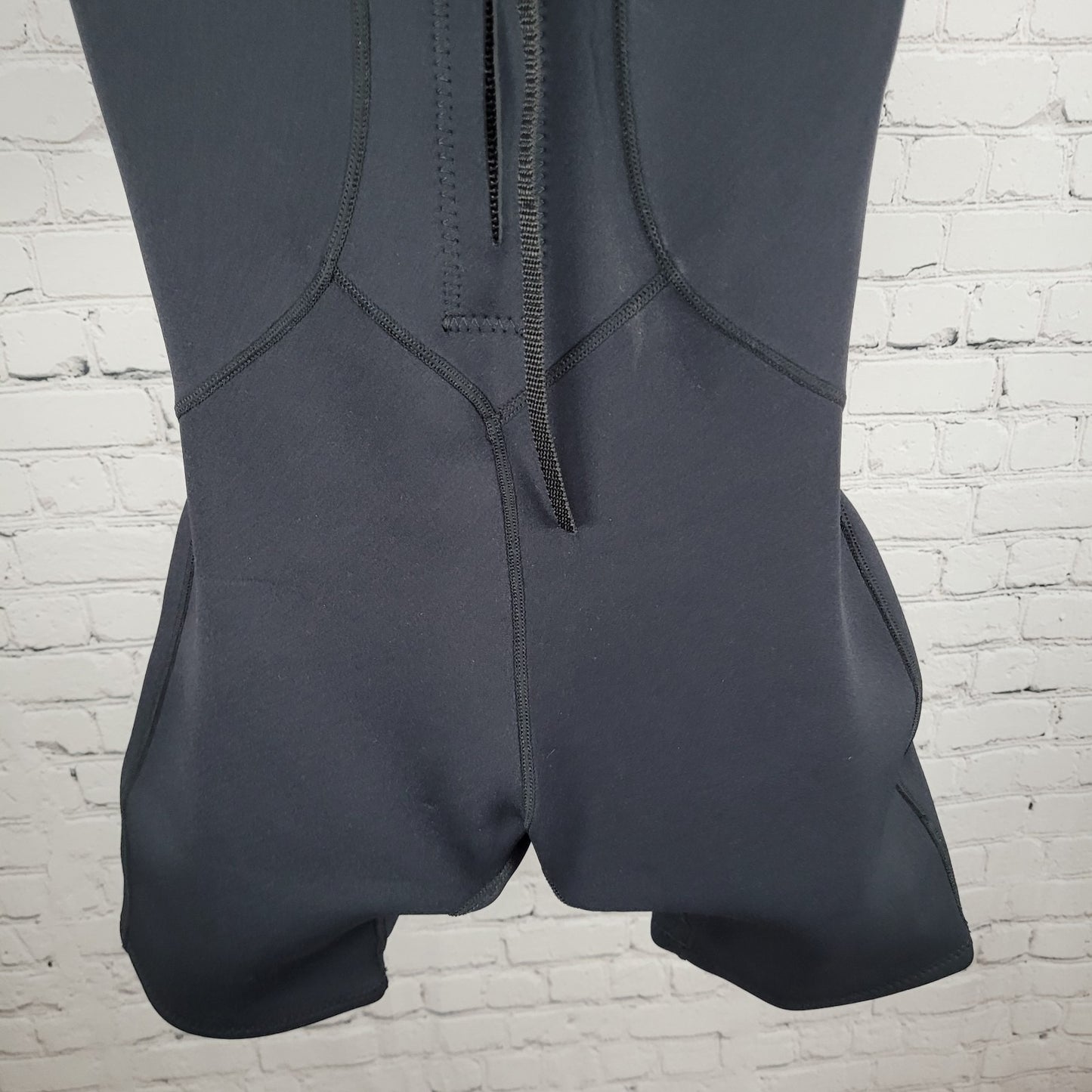 O'Rageous Black Blue 3/2mm Short Sleeve Shorty Springsuit Wetsuit Medium M