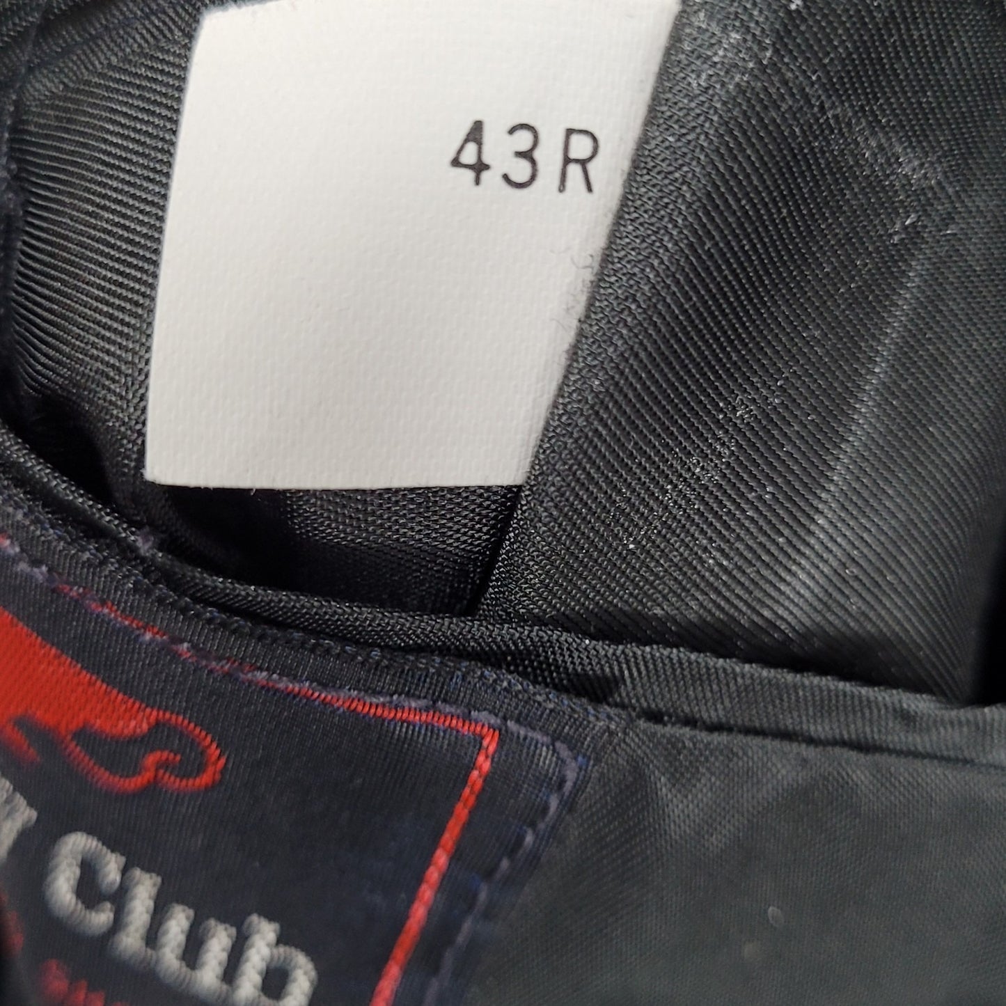 Trophy Club Navy 2 Gold Button Single Vented Notch Blazer Sport Coat 43R