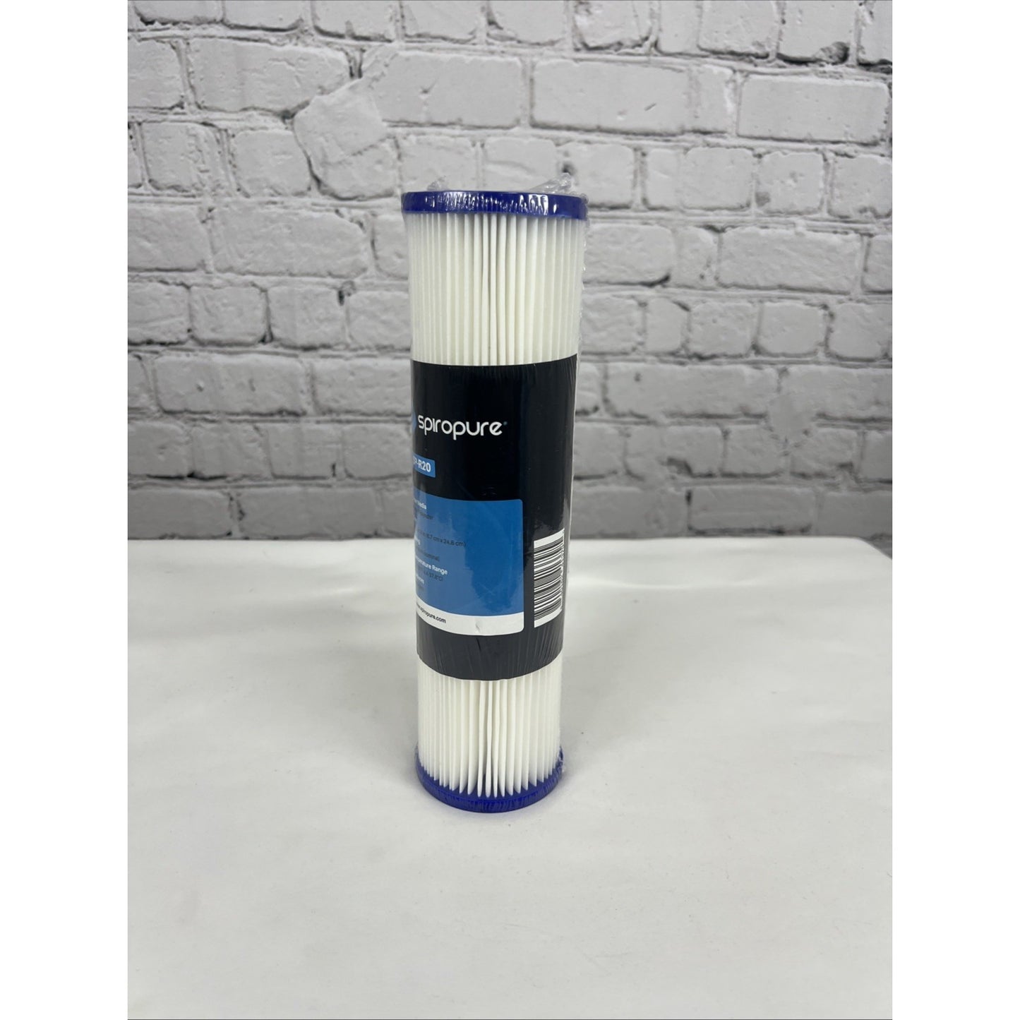 SpiroPure SP-R20 10x2.5 Non-Woven Pleated Polyester Sediment Filters SPC-25-1020