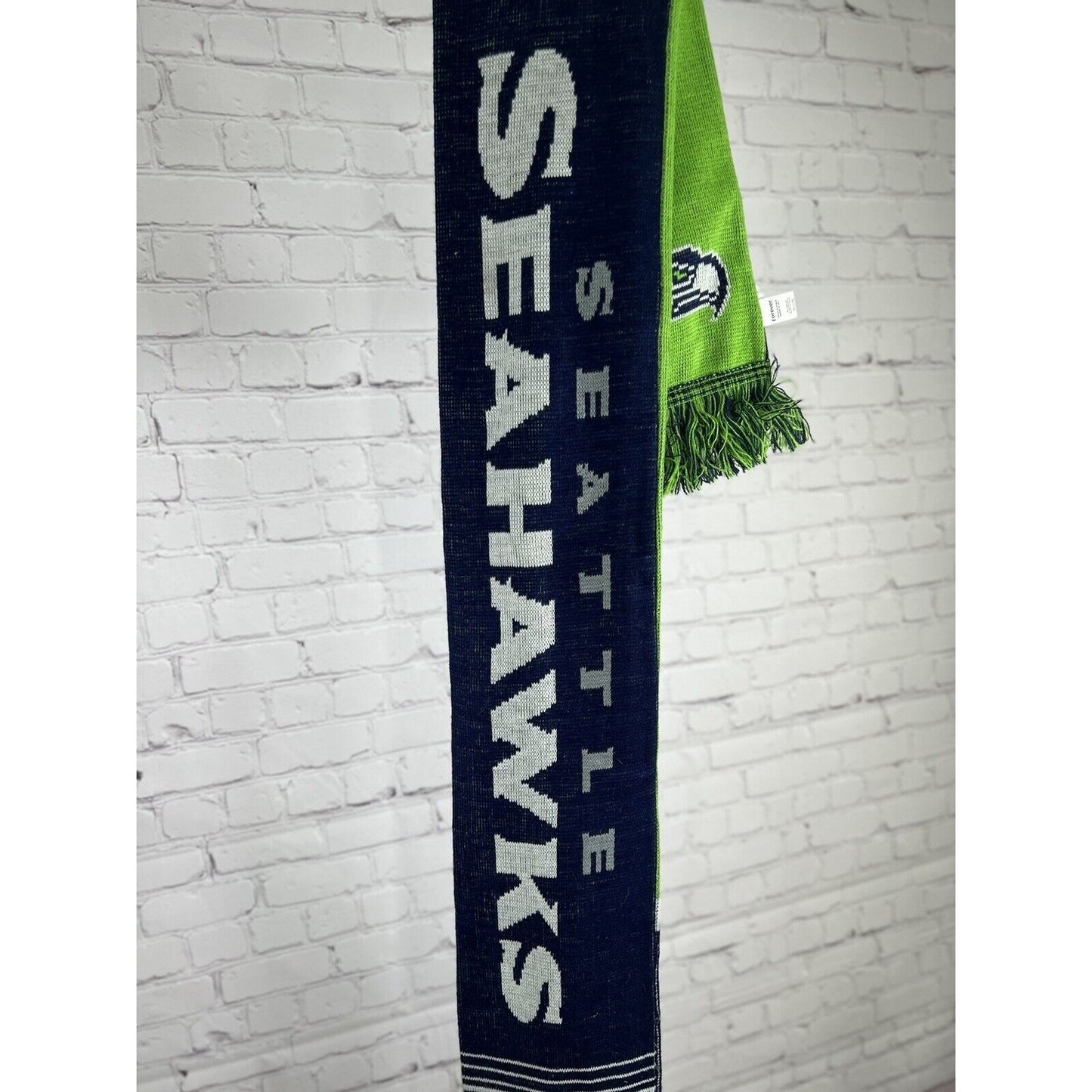 Seattle Seahawks NFL Forever Collectibles Scarf Double Sided w/Fringe
