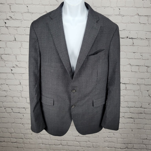 Cremieux Grey Loro Piano Superfine Merino Wool Blazer Sport Coat Italy 44R