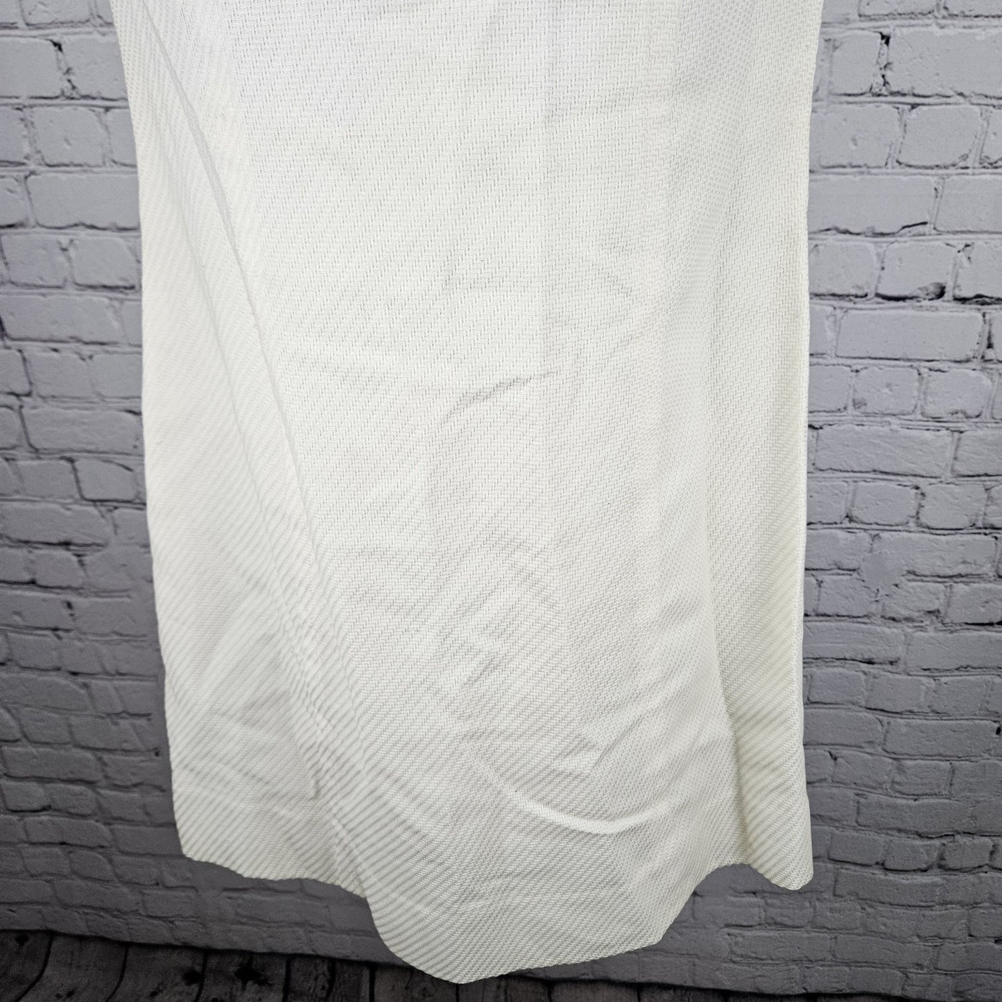 VTG Pamela Martin Ivory Textured Sleeveless Lined Midi Sheath Dress 12