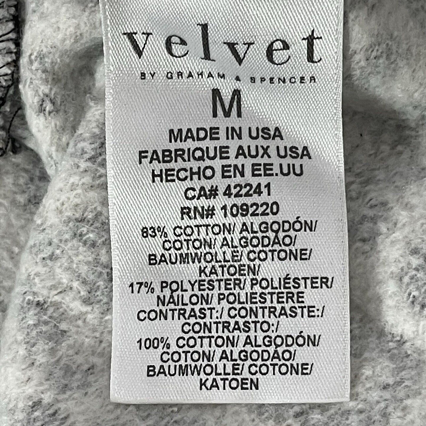 Velvet By Graham Spencer Cream Leopard Puff Sleeve Dress USA Made Size Medium M