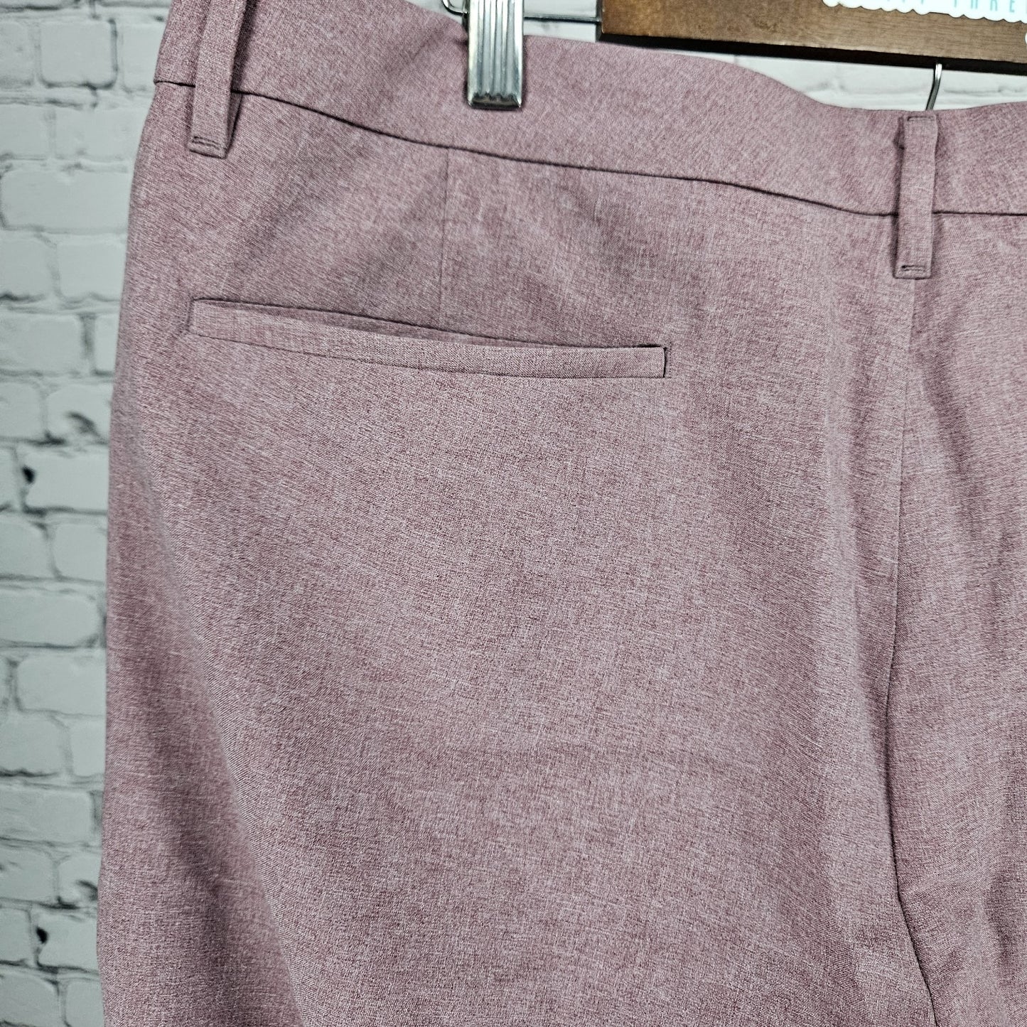 Bonobos Golf Pink Slim Lightweight Zip Pocket Straight Leg Chino Pants 38x30