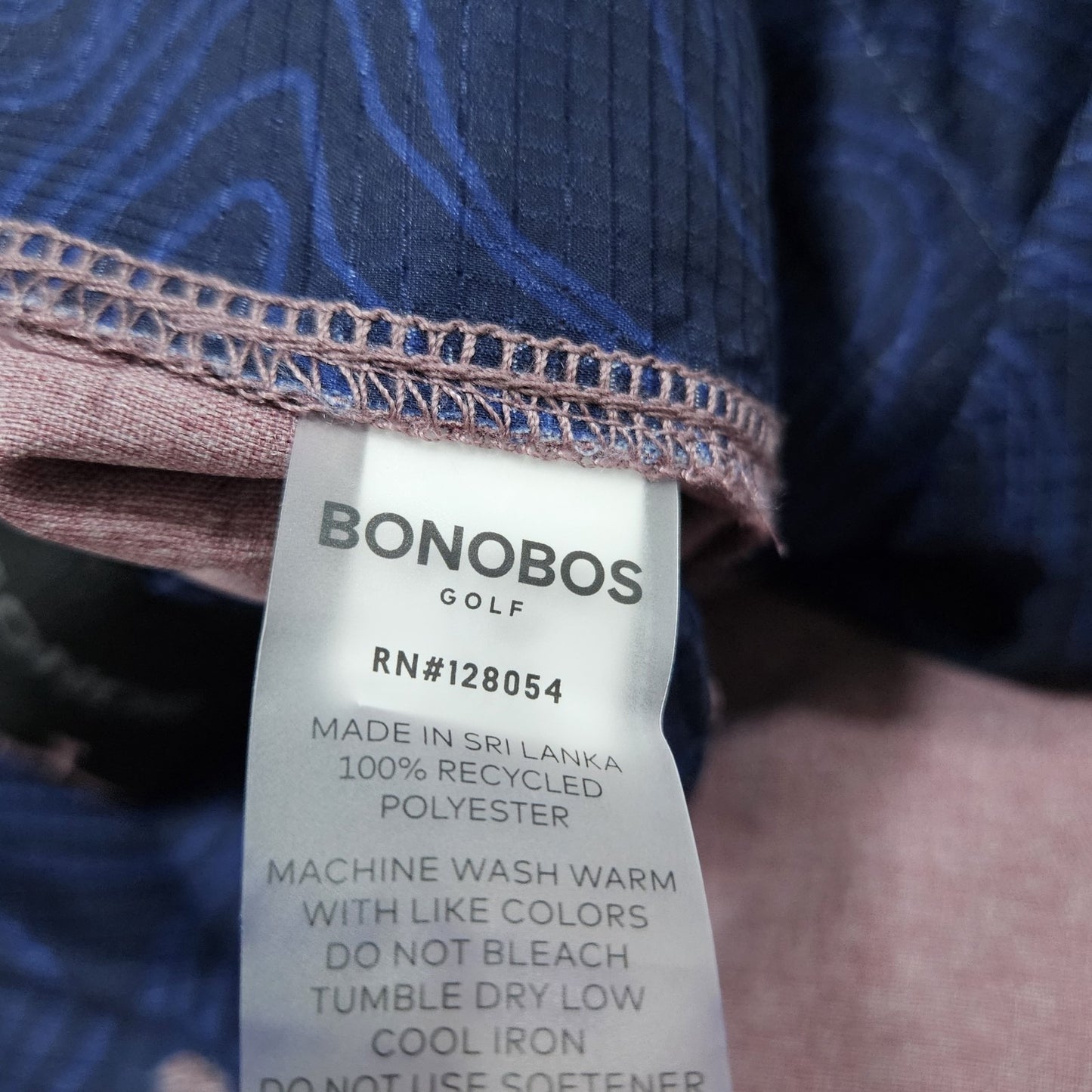 Bonobos Golf Pink Slim Lightweight Zip Pocket Straight Leg Chino Pants 38x30