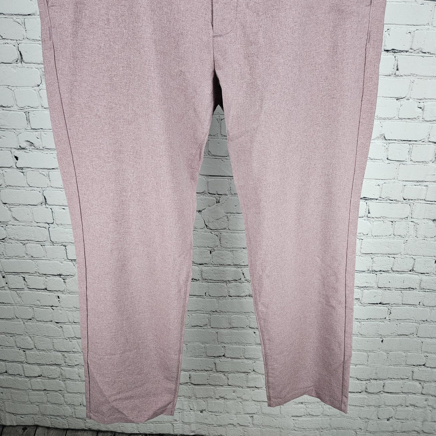 Bonobos Golf Pink Slim Lightweight Zip Pocket Straight Leg Chino Pants 38x30