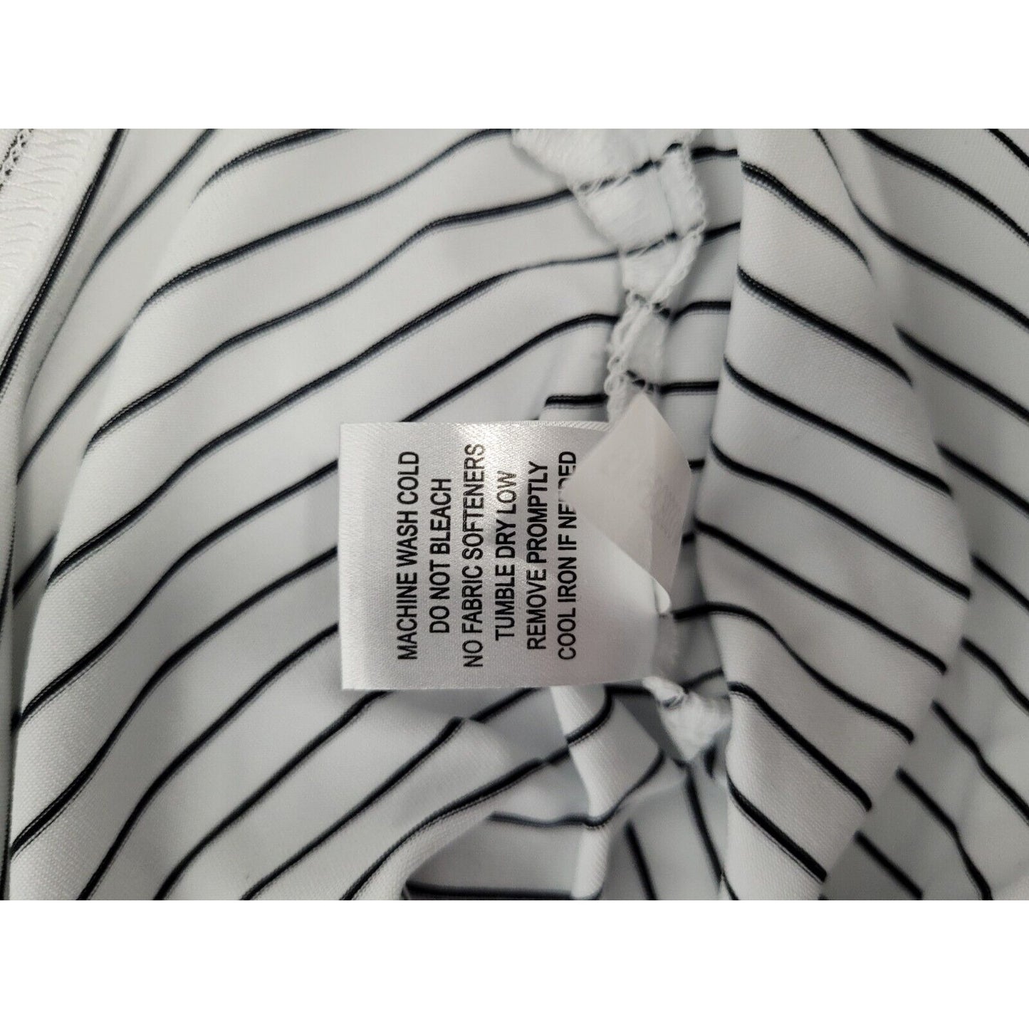 Fairway & Greene White Black Striped Golf Polo 2018 Acorn Cup USA Made Size XL