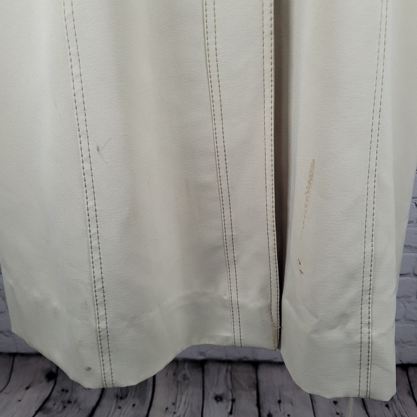 VTG Foxland By Lanson Beige Water Repellent Belted Lined Trench Coat Size 11/12
