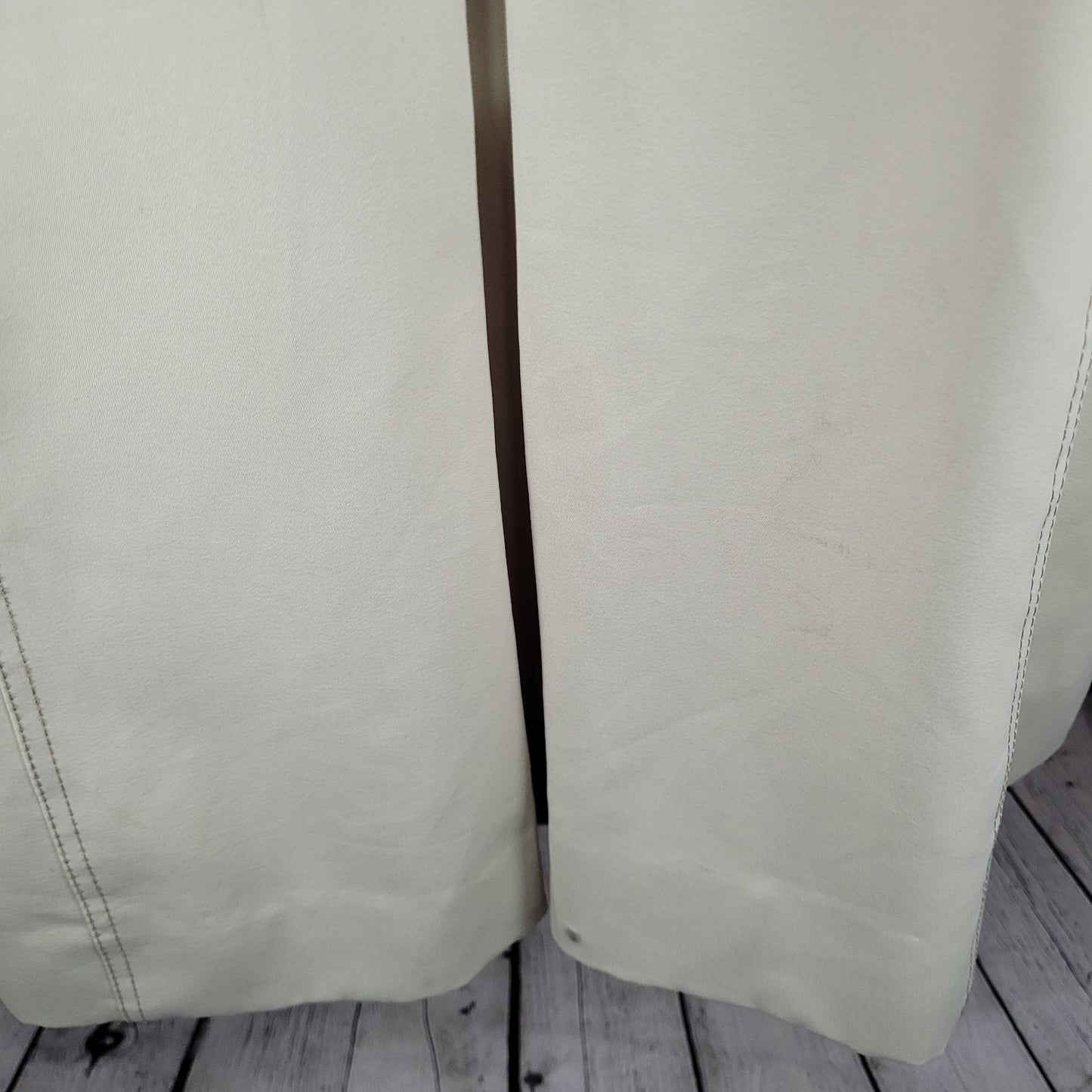 VTG Foxland By Lanson Beige Water Repellent Belted Lined Trench Coat Size 11/12