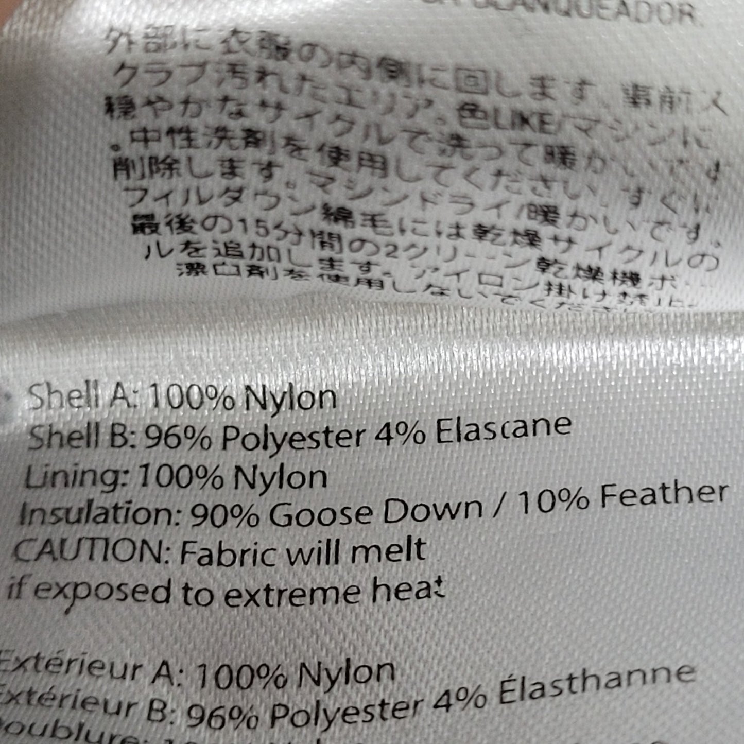 Obermeyer Klaus Black Down Insulated Fusion Stretch Zipped Jacket Size Medium M