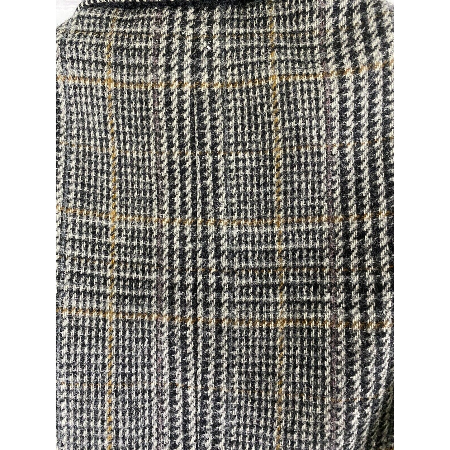 Vintage Barrister Hartmarx Wool Plaid 2 Button Blazer Jacket USA 1989 Size 42