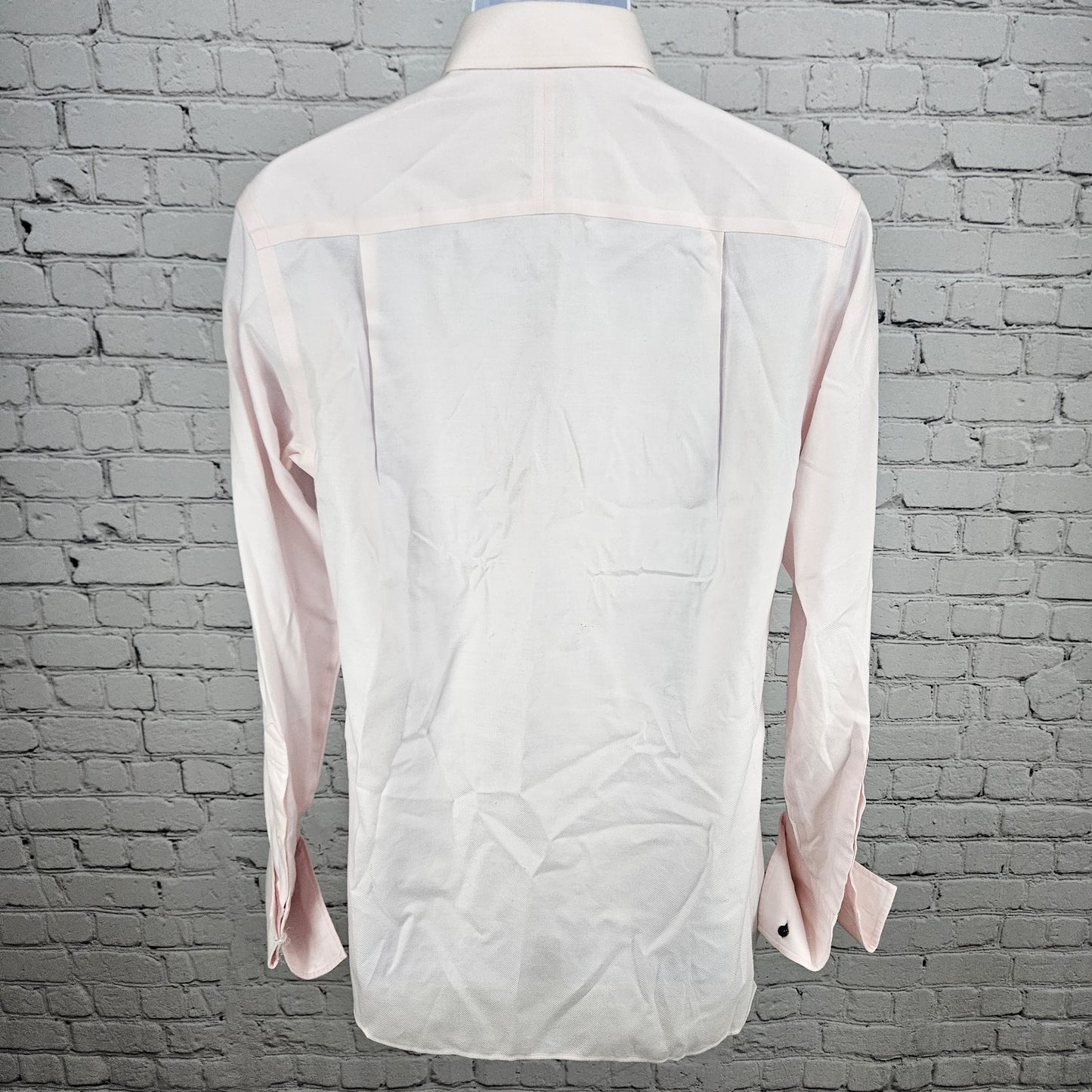 Jos A Bank Pink Egyptian Cotton Slim Signature Long Sleeve Dress Shirt 15-34