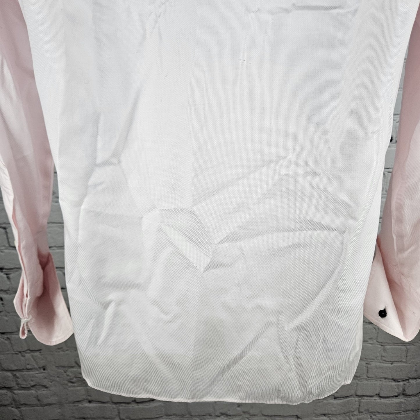 Jos A Bank Pink Egyptian Cotton Slim Signature Long Sleeve Dress Shirt 15-34